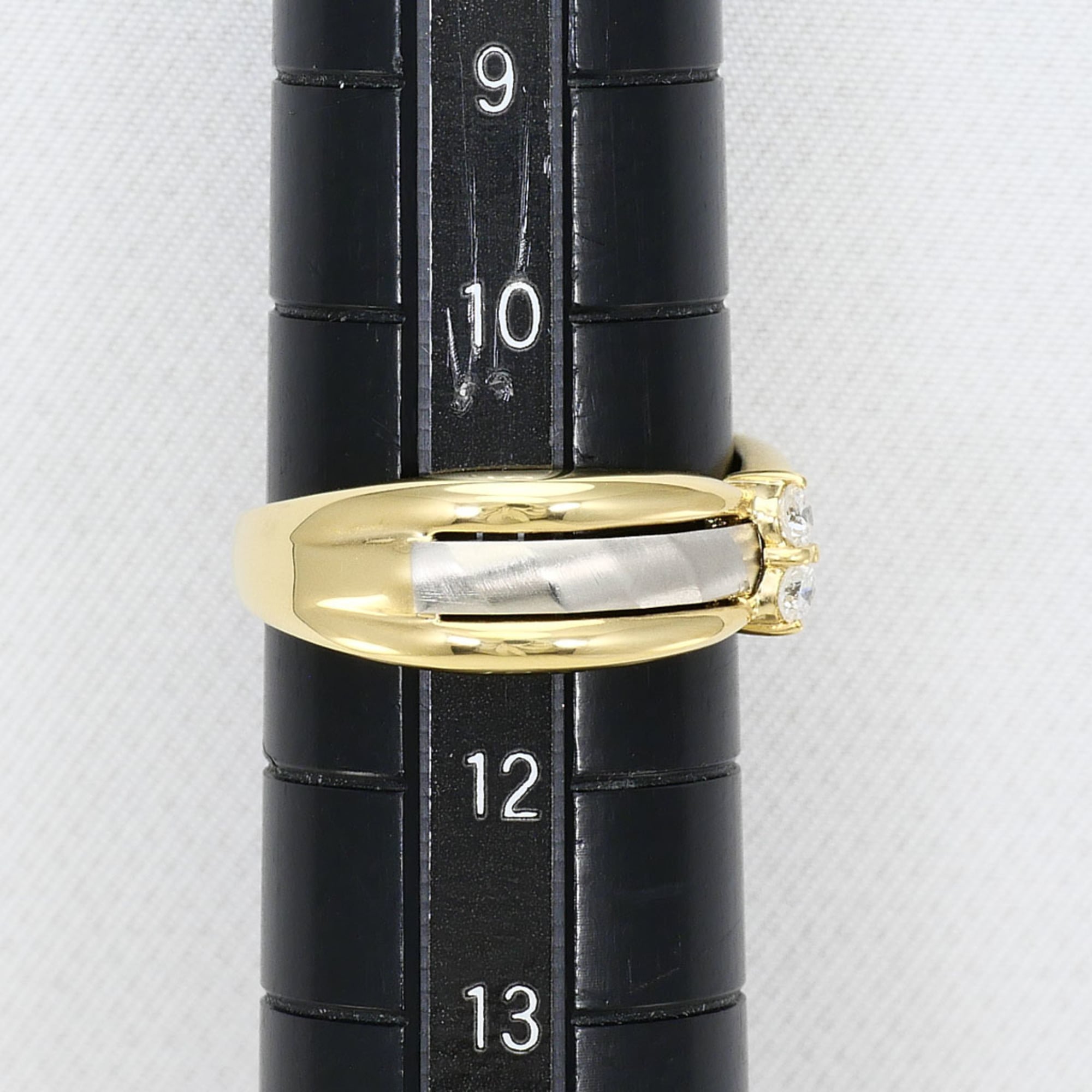 Unbranded Platinum Yellow Yellow Gold (18K) Platinum 900 Band Ring (Pre-Owned)