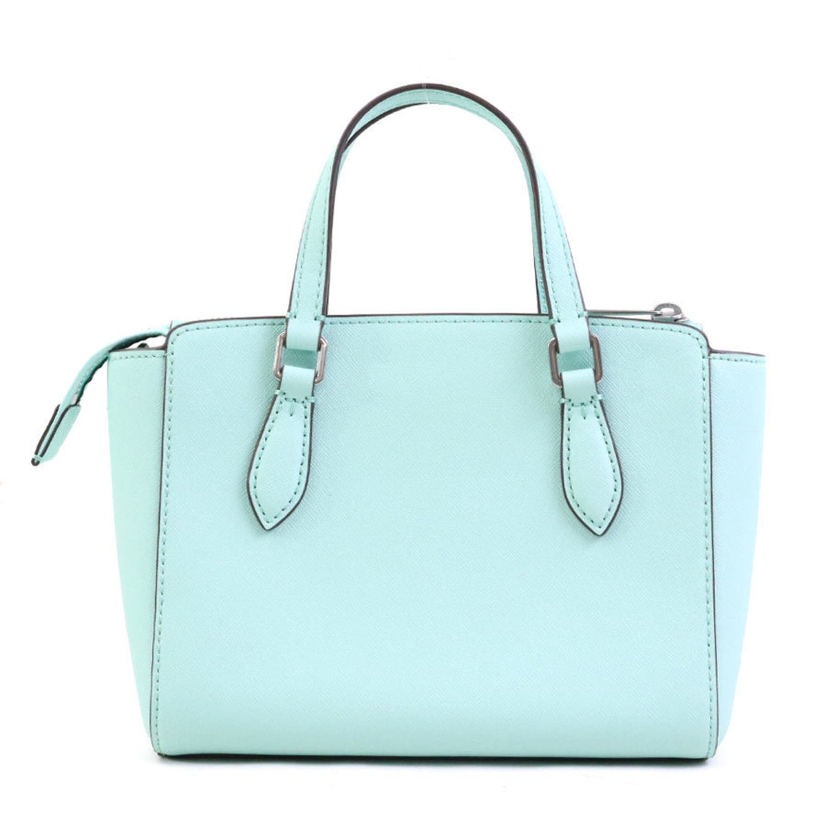 Tory Burch Green Leather Handbag Shoulder Bag (Pre-Owned)