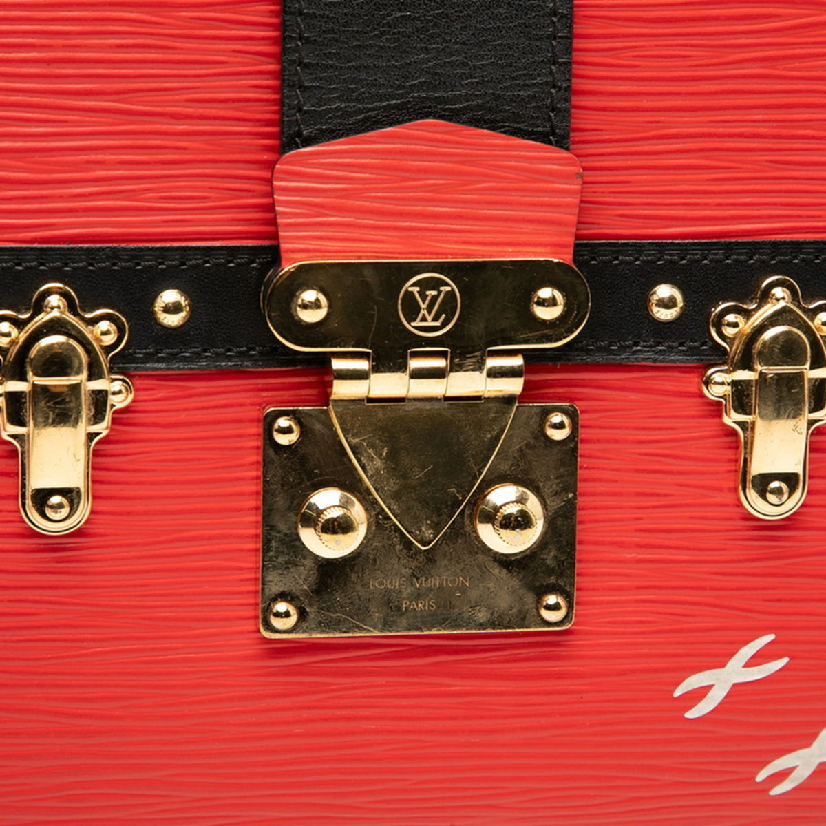 Louis Vuitton Black Rouge Leather Shoulder Bag (Pre-Owned)
