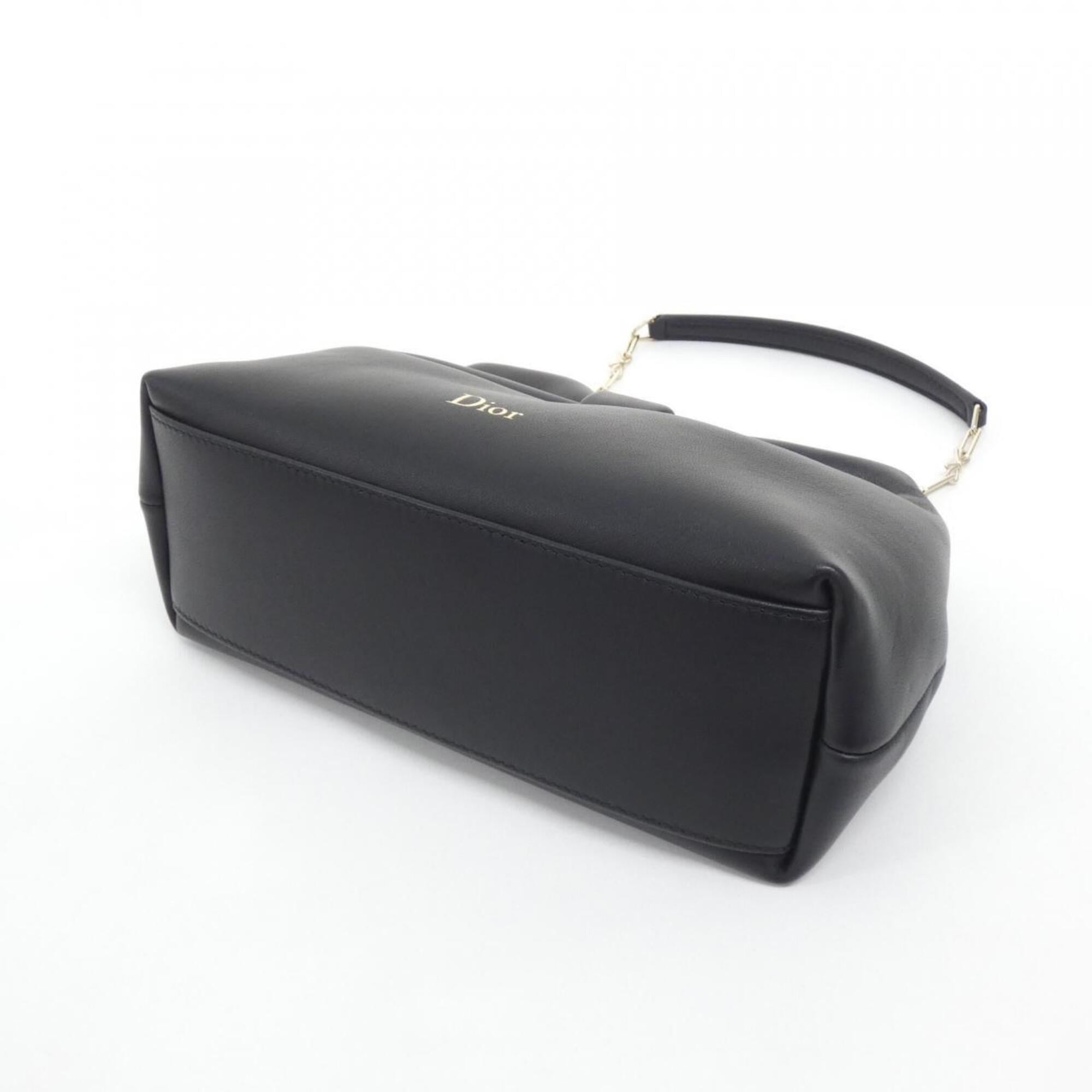 Christian Dior Black Leather Handbag (Pre-Owned)