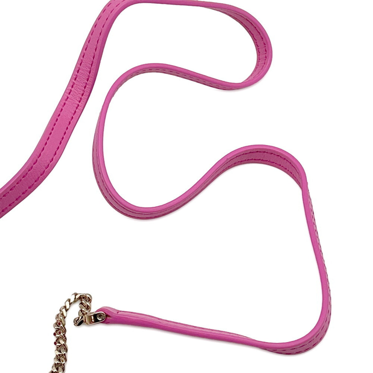 Bvlgari Pink Leather Handbag Pochette (Pre-Owned)