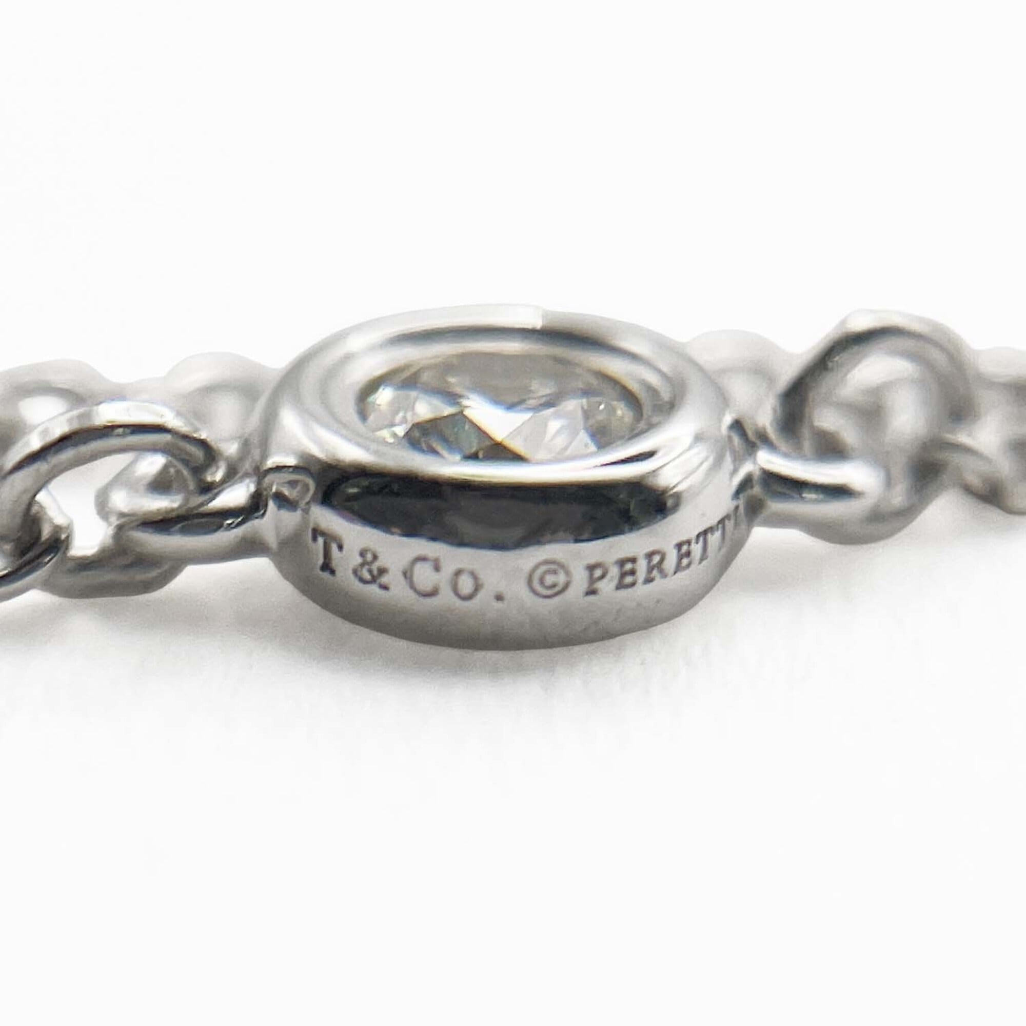 Tiffany Silver Clear Silver 925 Band Ring (Pre-Owned)