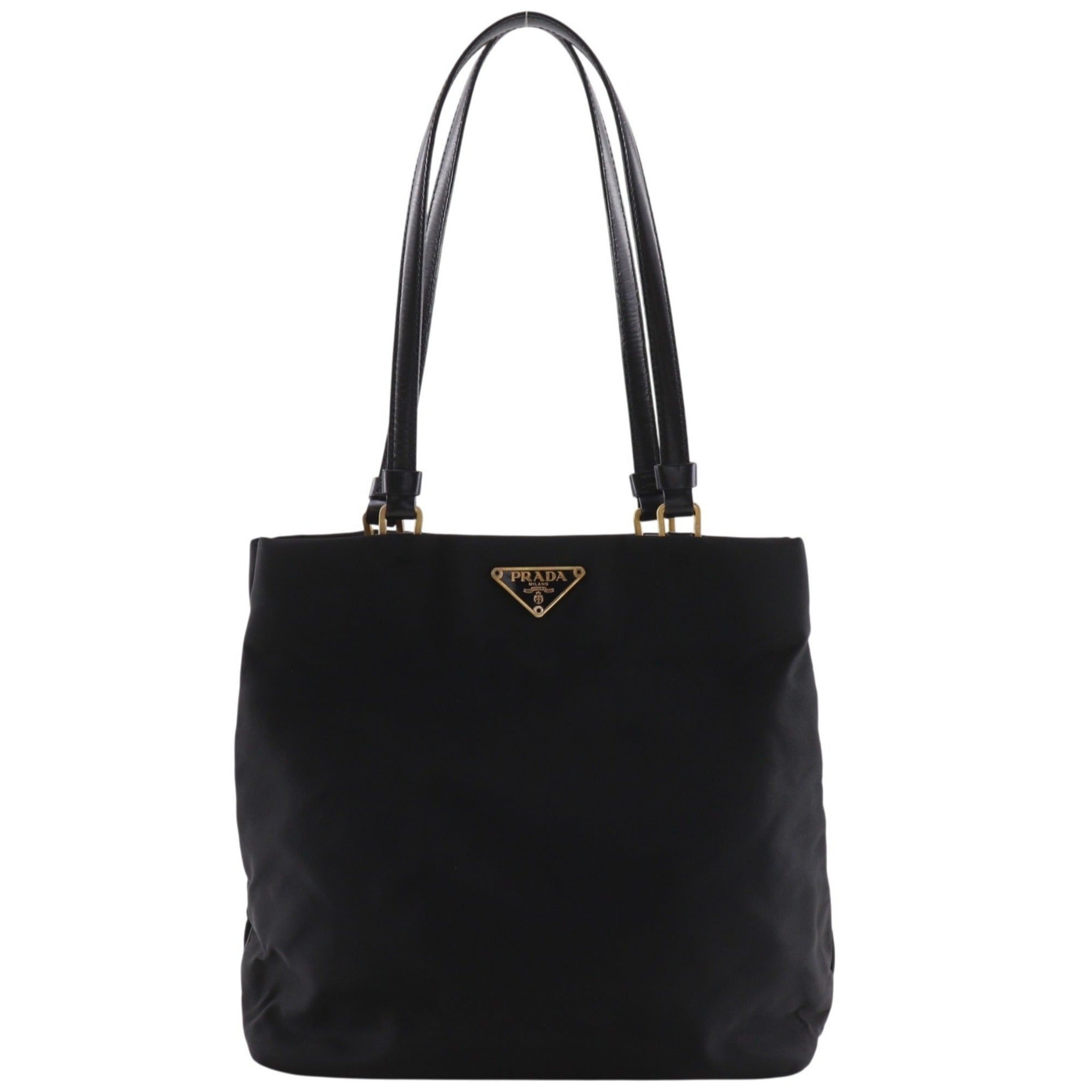 Prada Black Nylon Tote Bag (Pre-Owned)