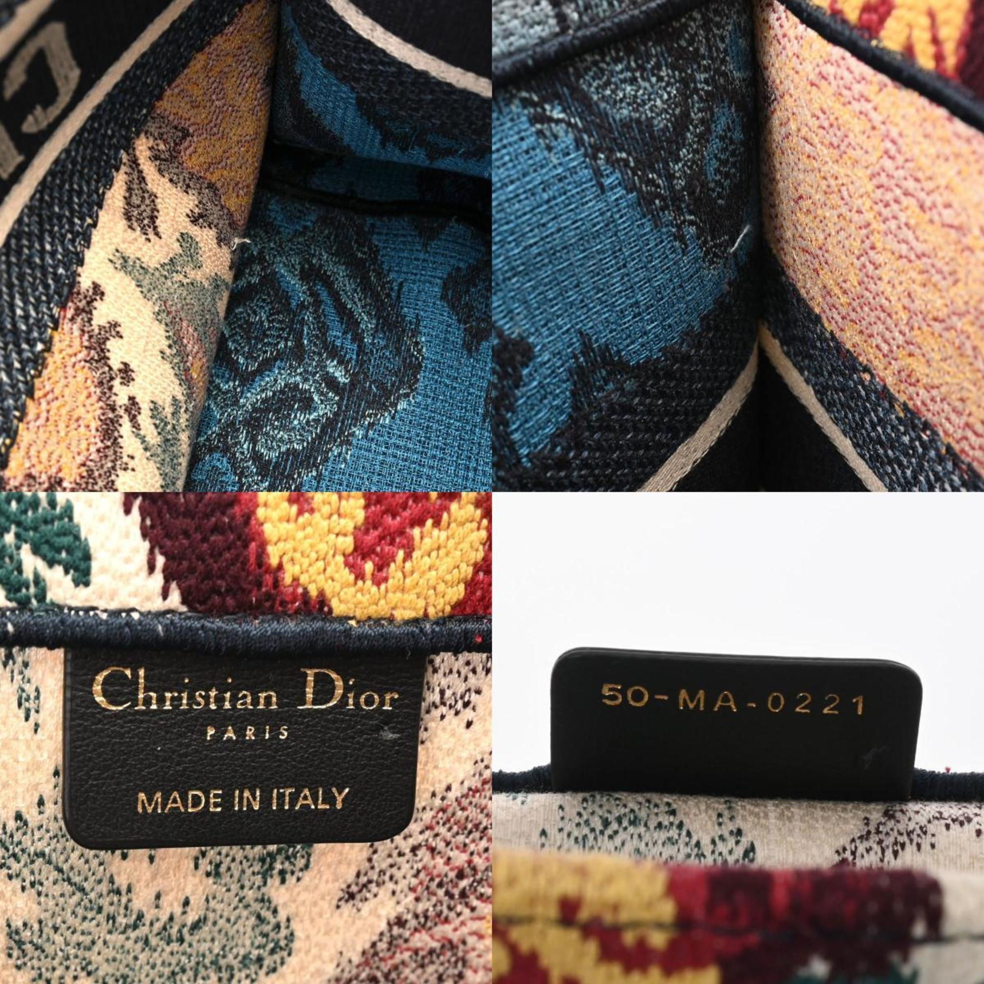 Christian Dior Multi-Color Jacquard Tote Bag (Pre-Owned)