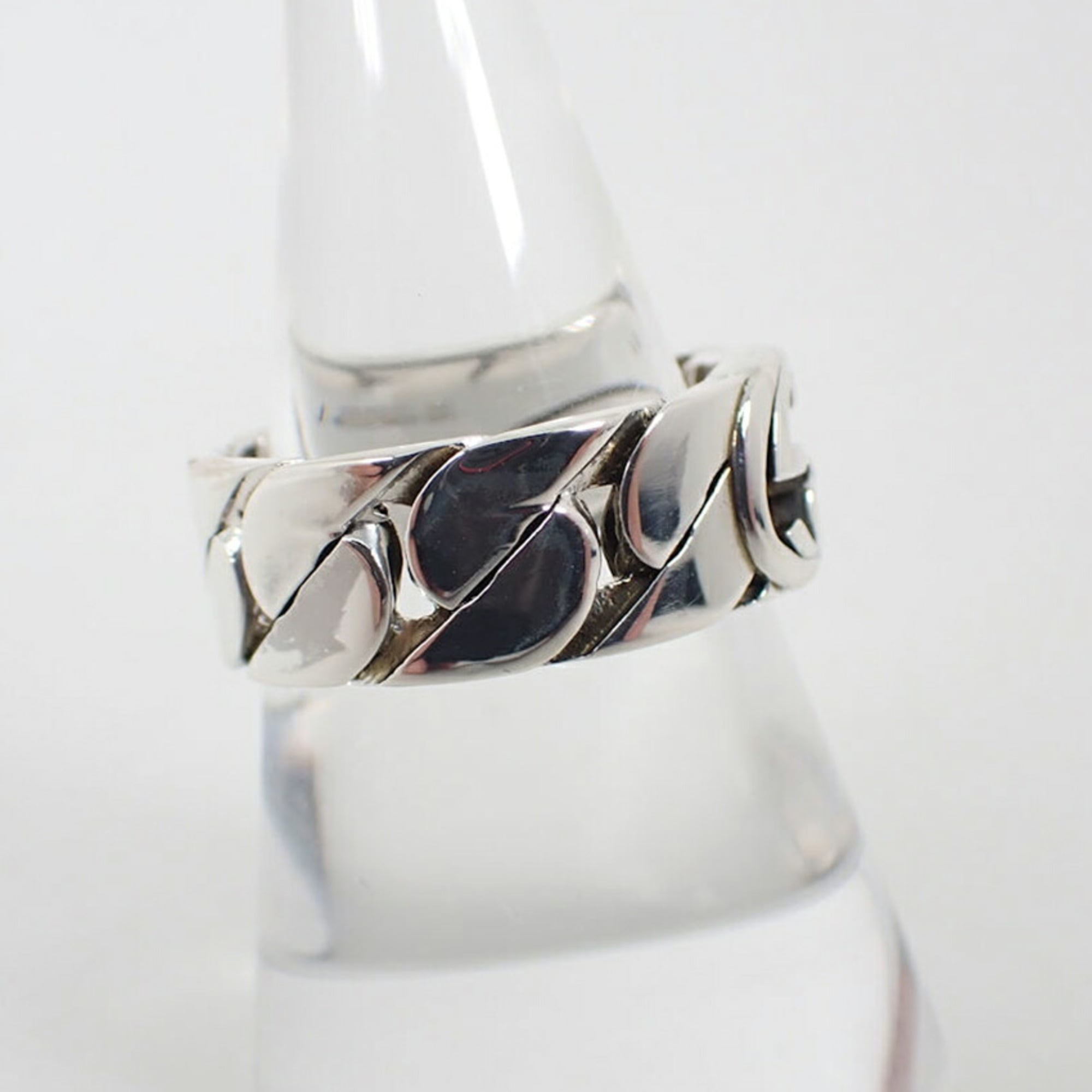 Gucci Sterling Silver 925 Band Ring (Pre-Owned)