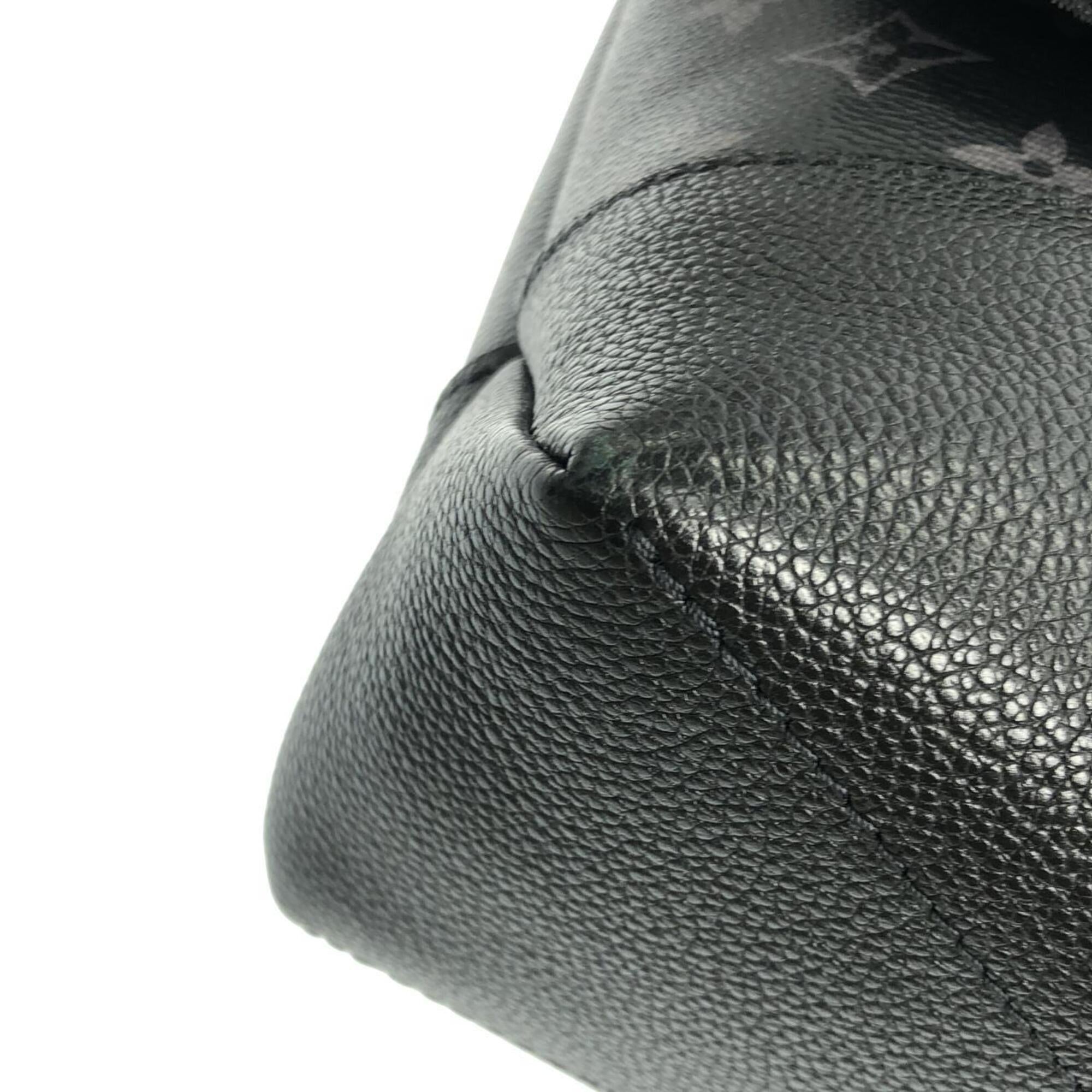Louis Vuitton Black Coated Canvas Shoulder Bag (Pre-Owned)
