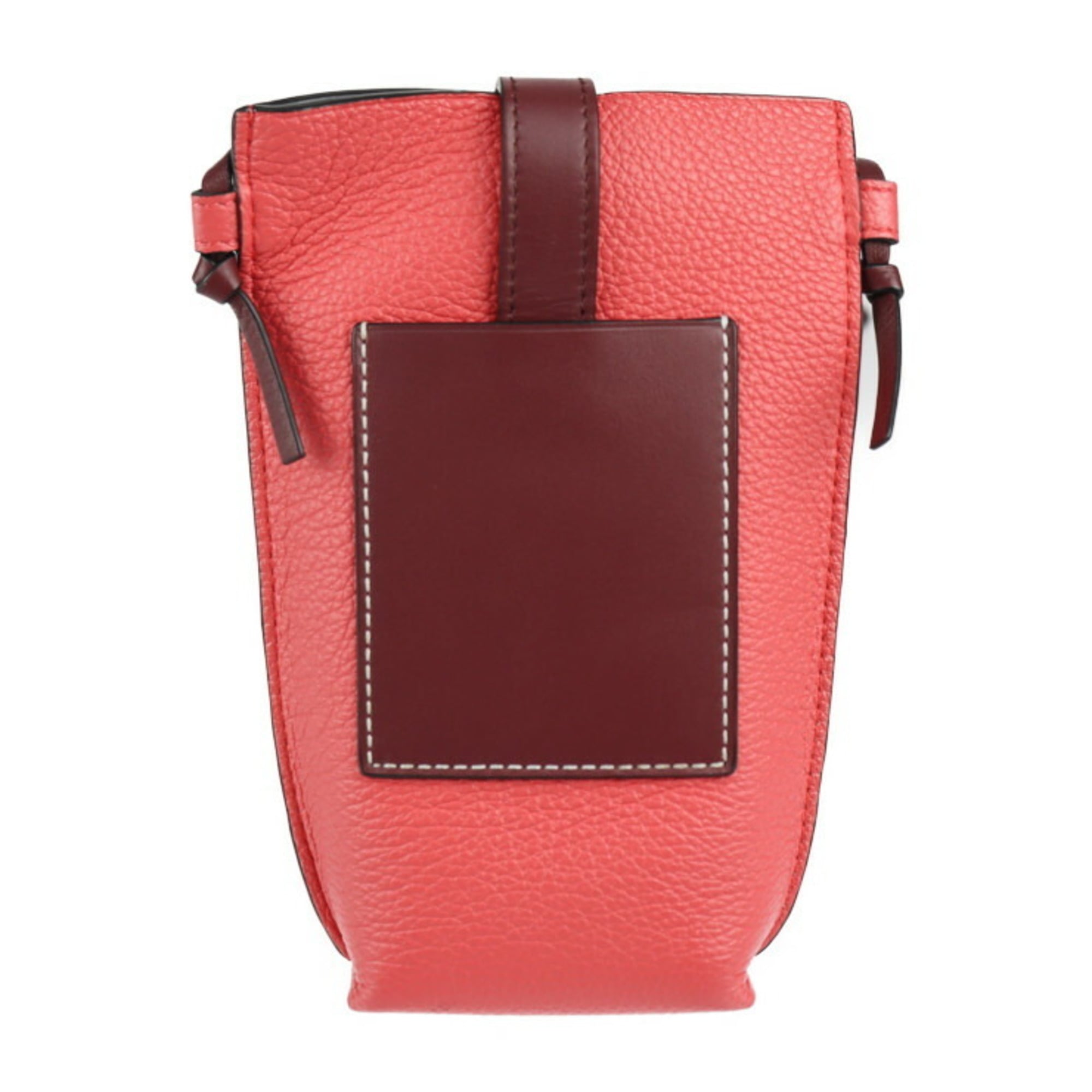 Loewe Pink Leather Pochette Shoulder Bag (Pre-Owned)