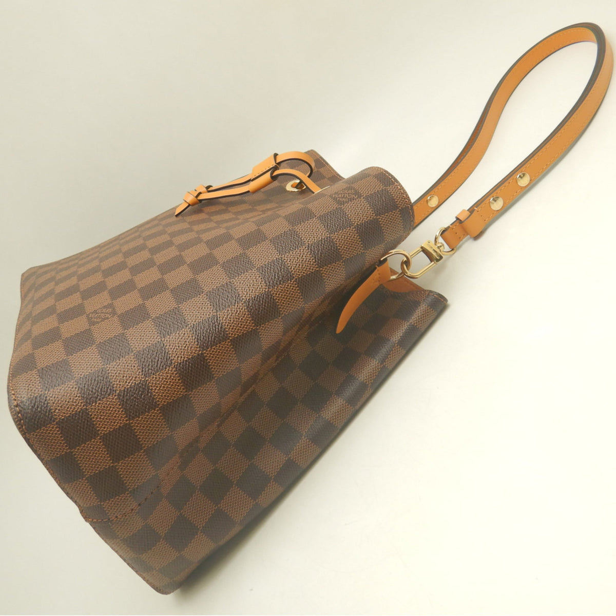 Louis Vuitton Damier Canvas Ebene Damier Canvas Shoulder Bag (Pre-Owned)