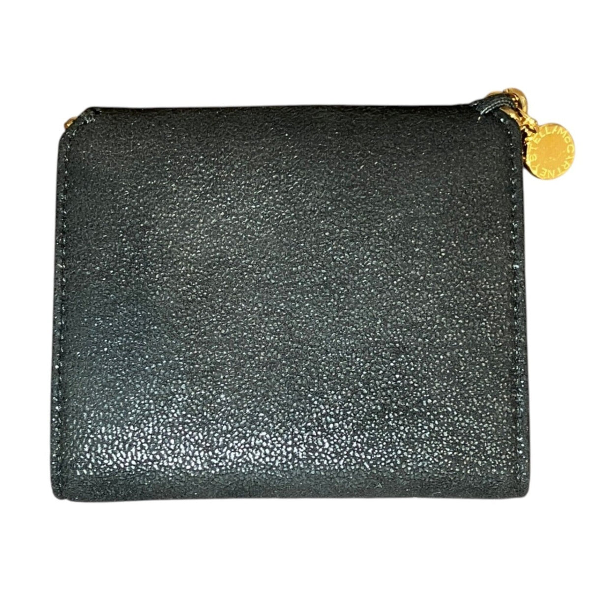Stella Mccartney Black Faux Leather Wallet (Tri-Fold) (Pre-Owned)