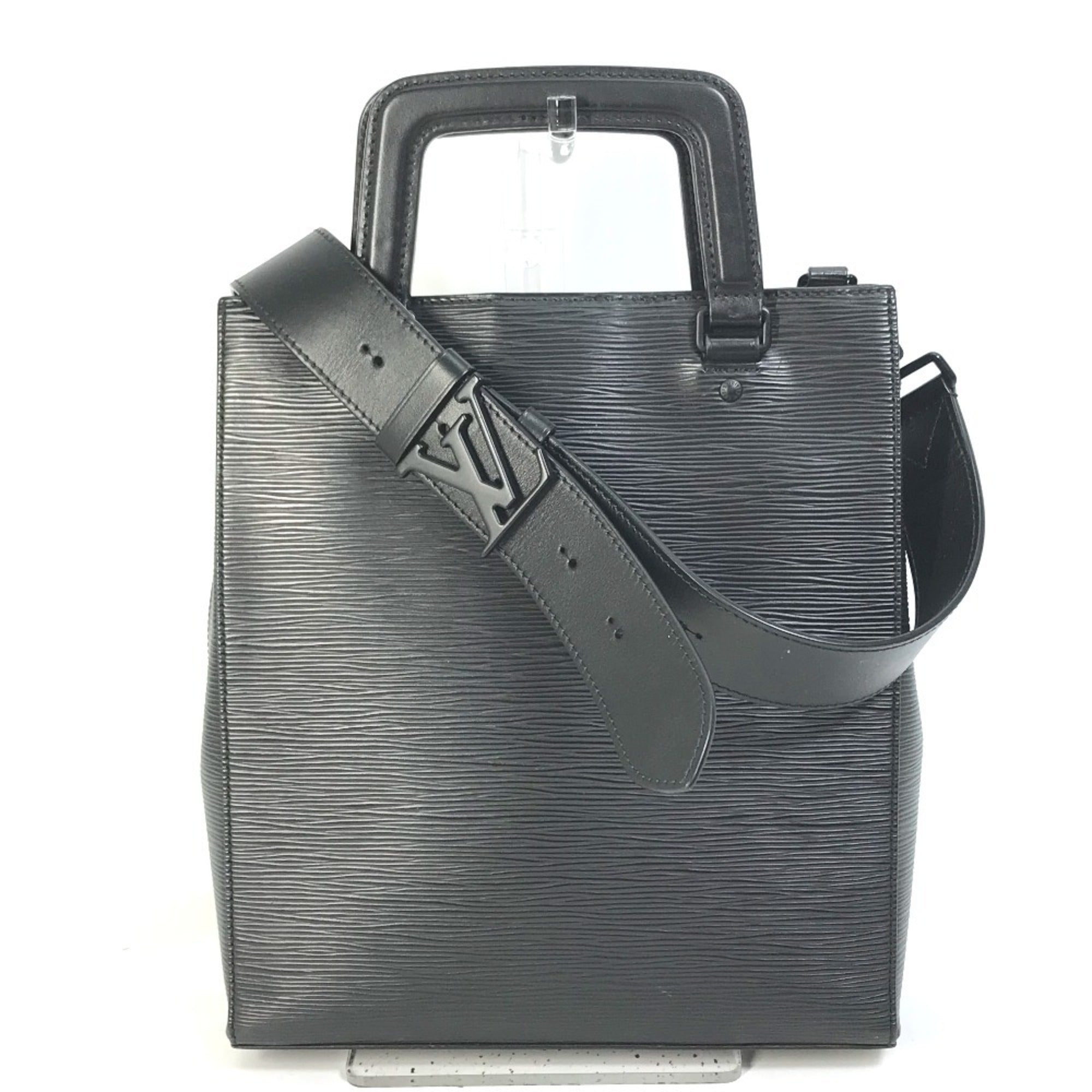 Louis Vuitton Epi Black Epi Leather Handbag Shoulder Bag Tote Bag (Pre-Owned)