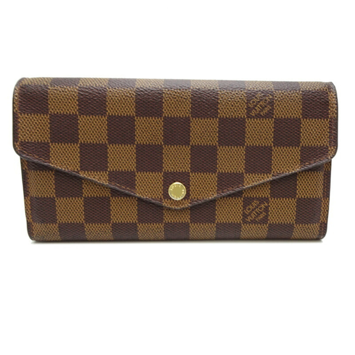 Louis Vuitton Damier Brown Damier Canvas Galle Coin Purse/Coin Case (Pre-Owned)