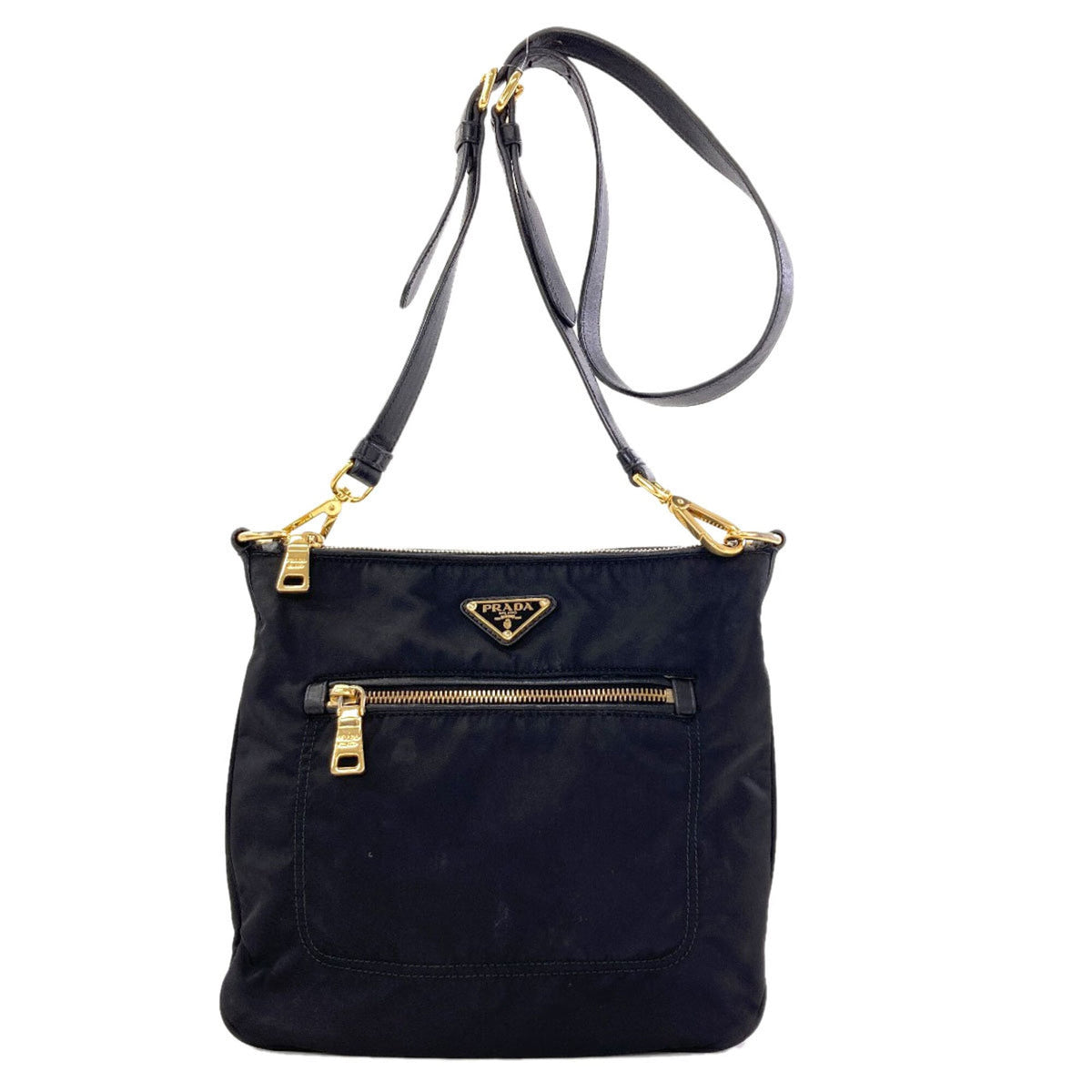 Prada Black Nylon Shoulder Bag (Pre-Owned)