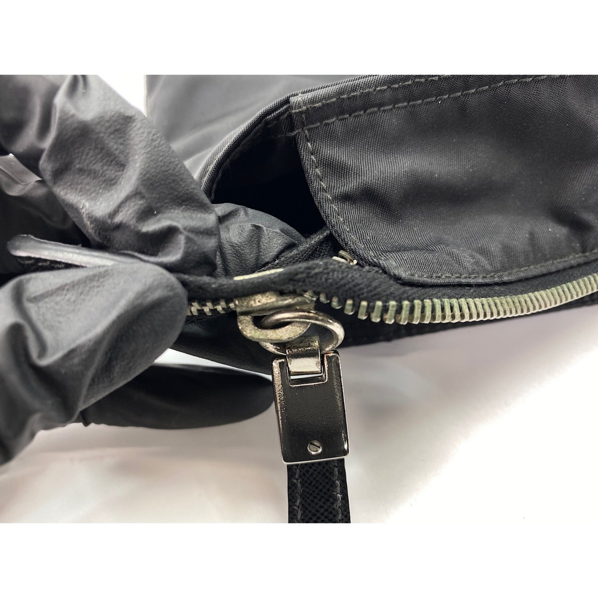 Prada Black Nylon Tote Bag (Pre-Owned)