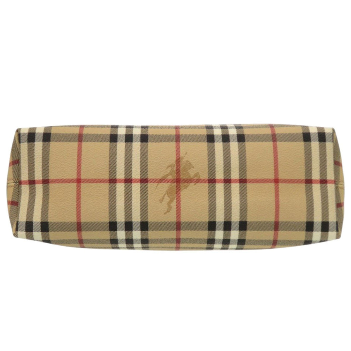 Burberry Beige Coated Canvas Shoulder Bag (Pre-Owned)