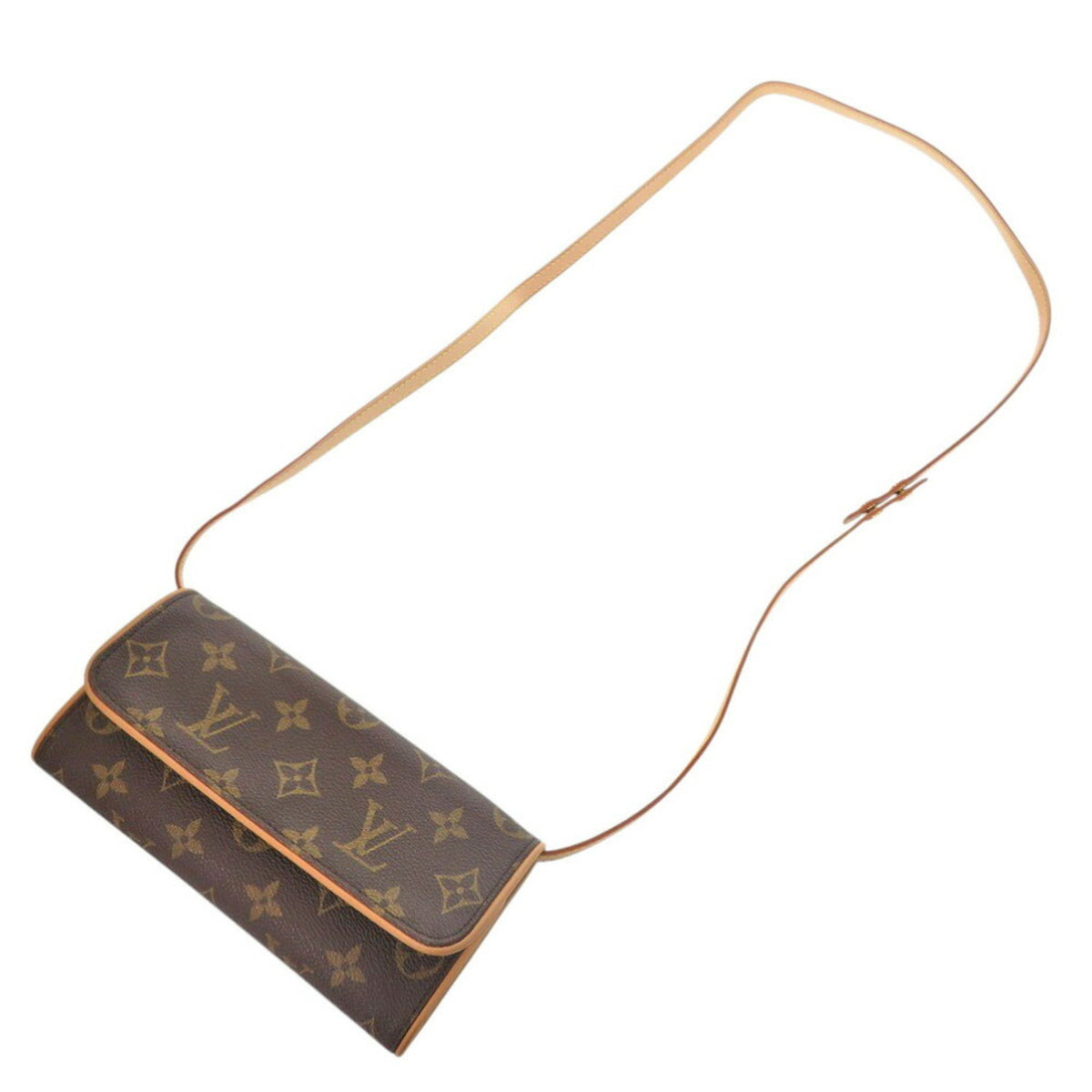 Louis Vuitton Brown Monogram Monogram Pochette Shoulder Bag (Pre-Owned)