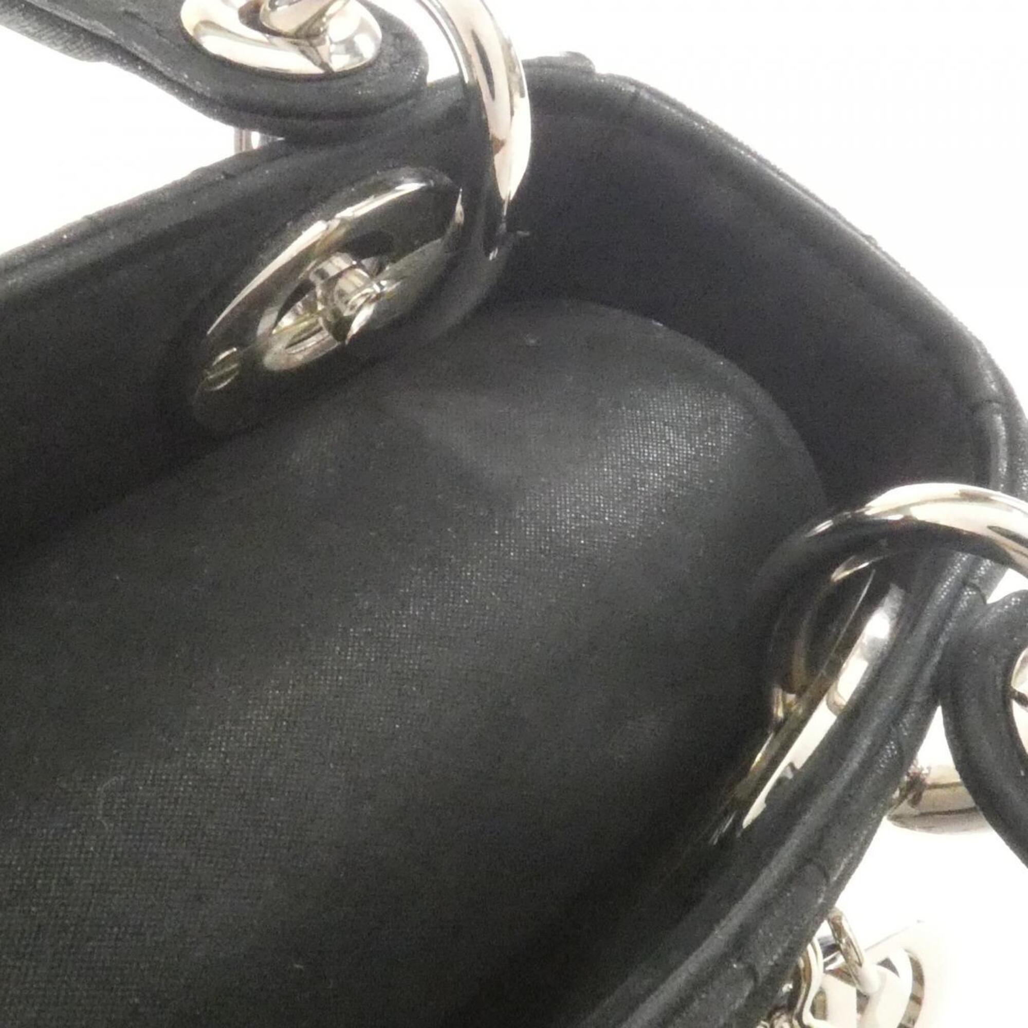 Christian Dior Black Leather Handbag (Pre-Owned)