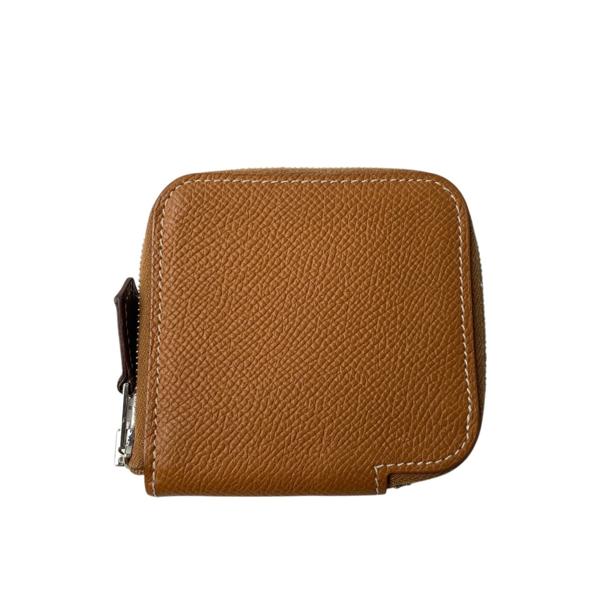 Hermes Gold Epsom Leather Coin Purse/Coin Case (Pre-Owned)