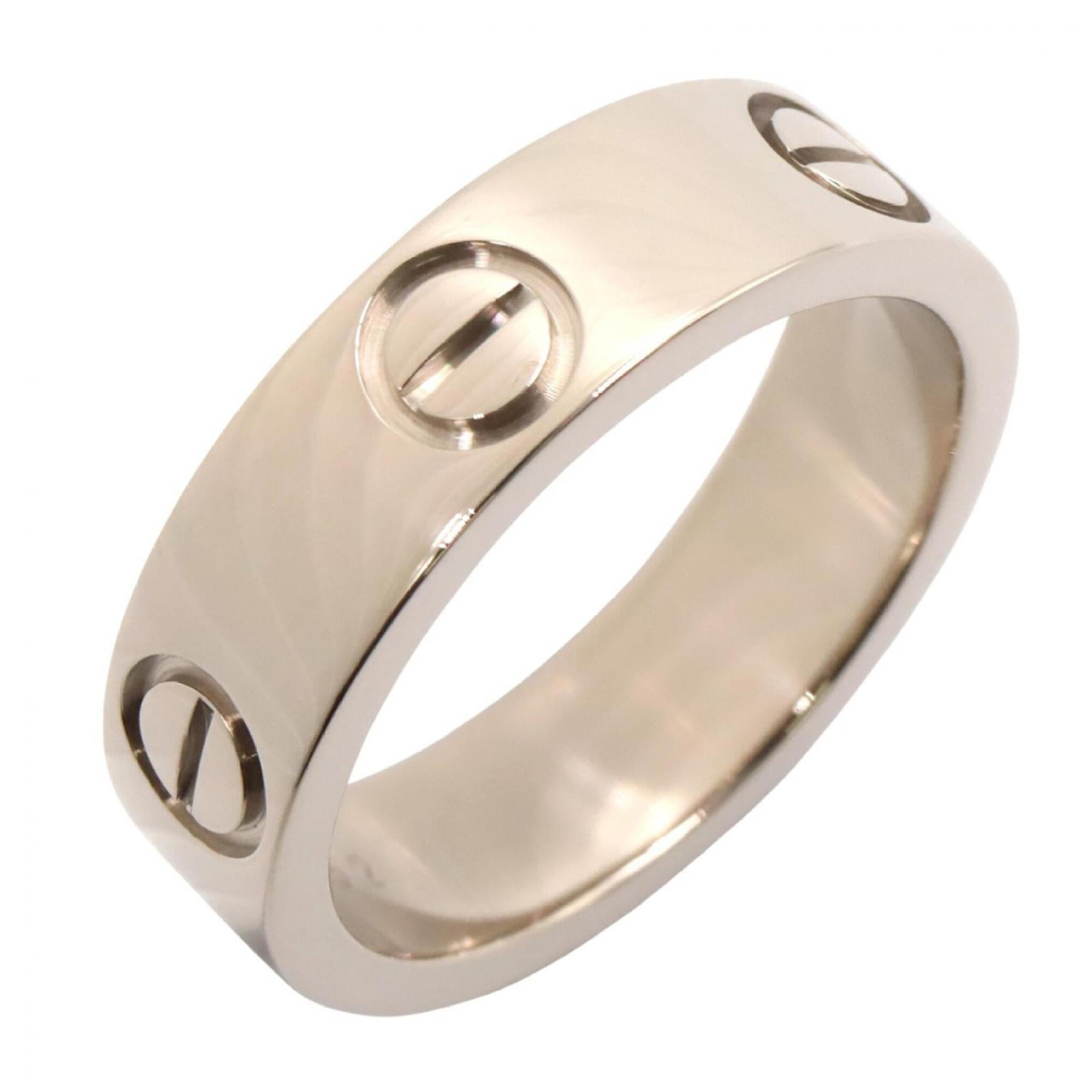 Cartier Silver White Gold (18K) Band Ring (Pre-Owned)