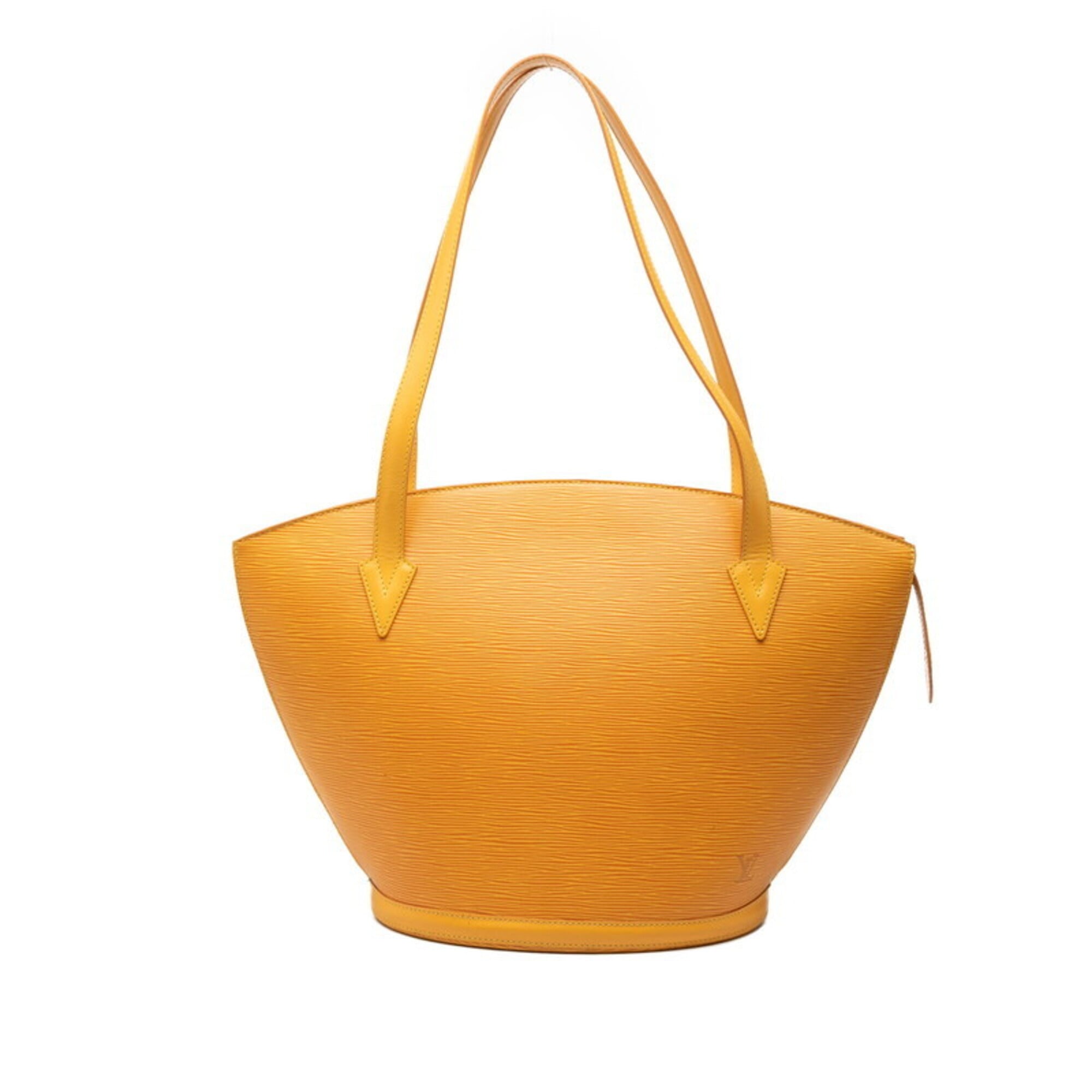 Louis Vuitton Yellow Leather Shoulder Bag Tote Bag (Pre-Owned)