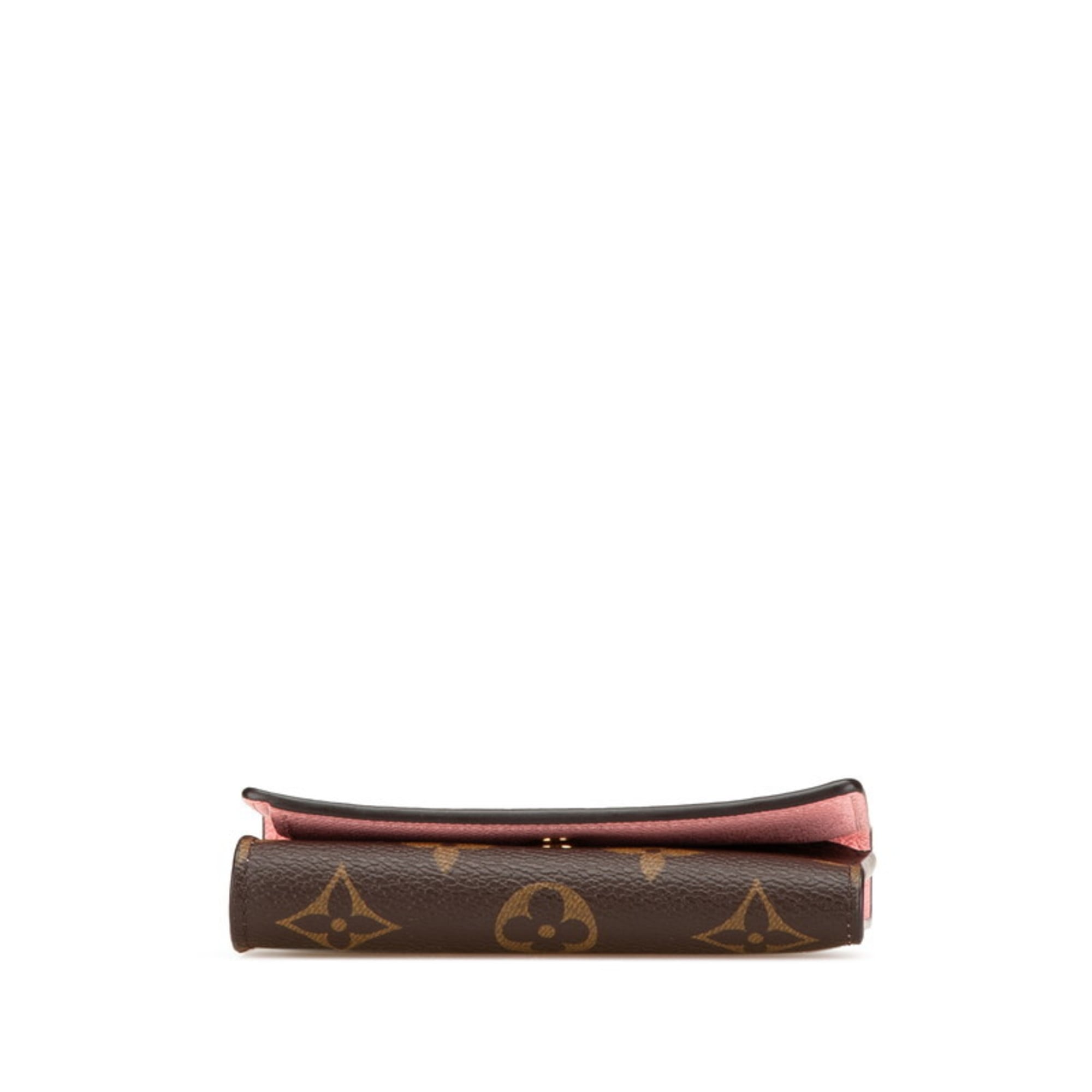 Louis Vuitton Brown Rose Ballerine Pvc Leather Wallet (Tri-Fold) (Pre-Owned)