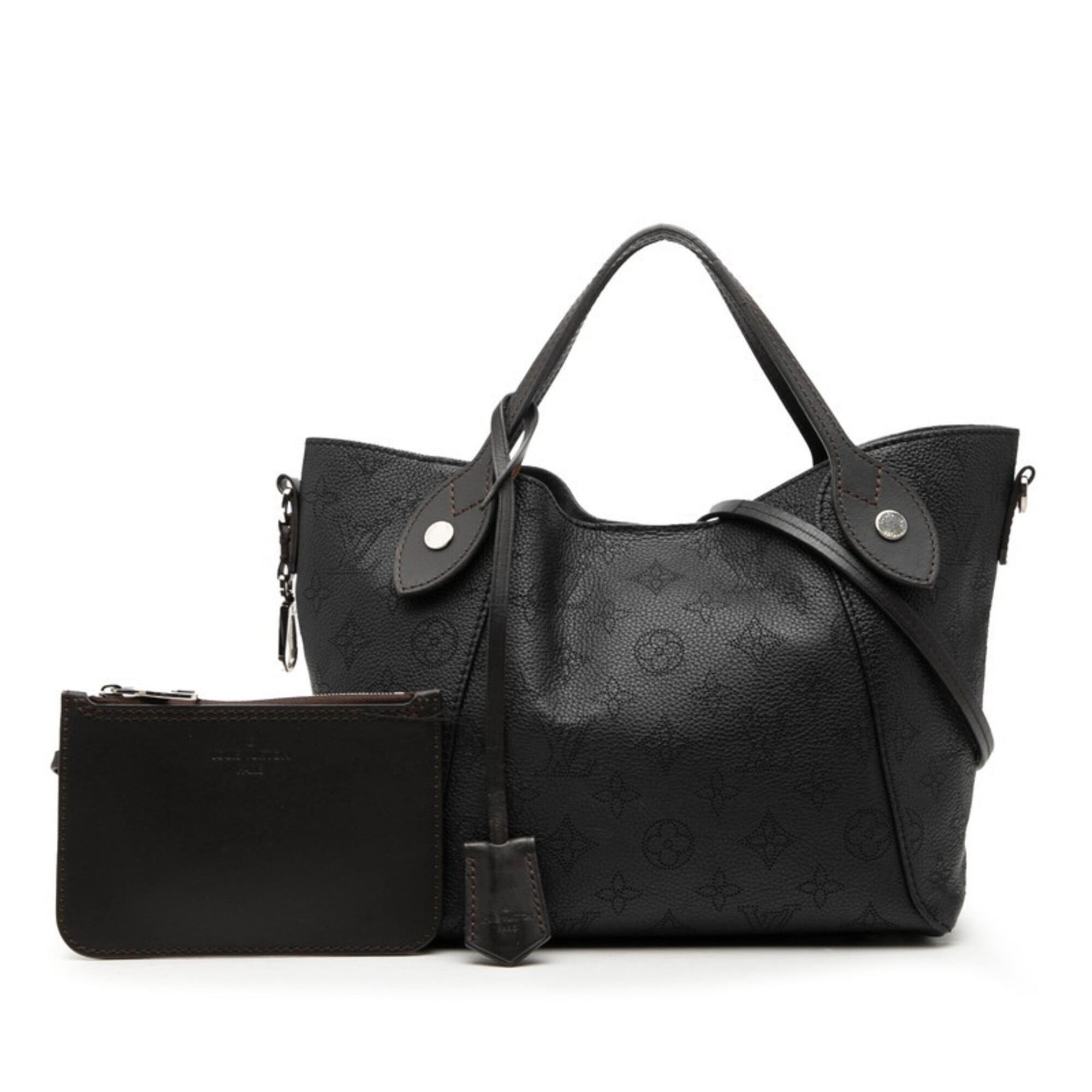 Louis Vuitton Black Monogram Noir Monogram Handbag Pouch Shoulder Bag (Pre-Owned)