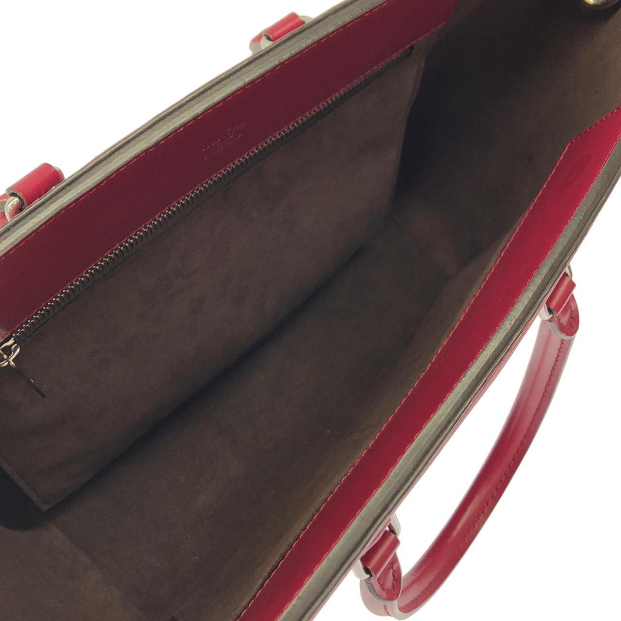Louis Vuitton Fuchsia Leather Handbag (Pre-Owned)