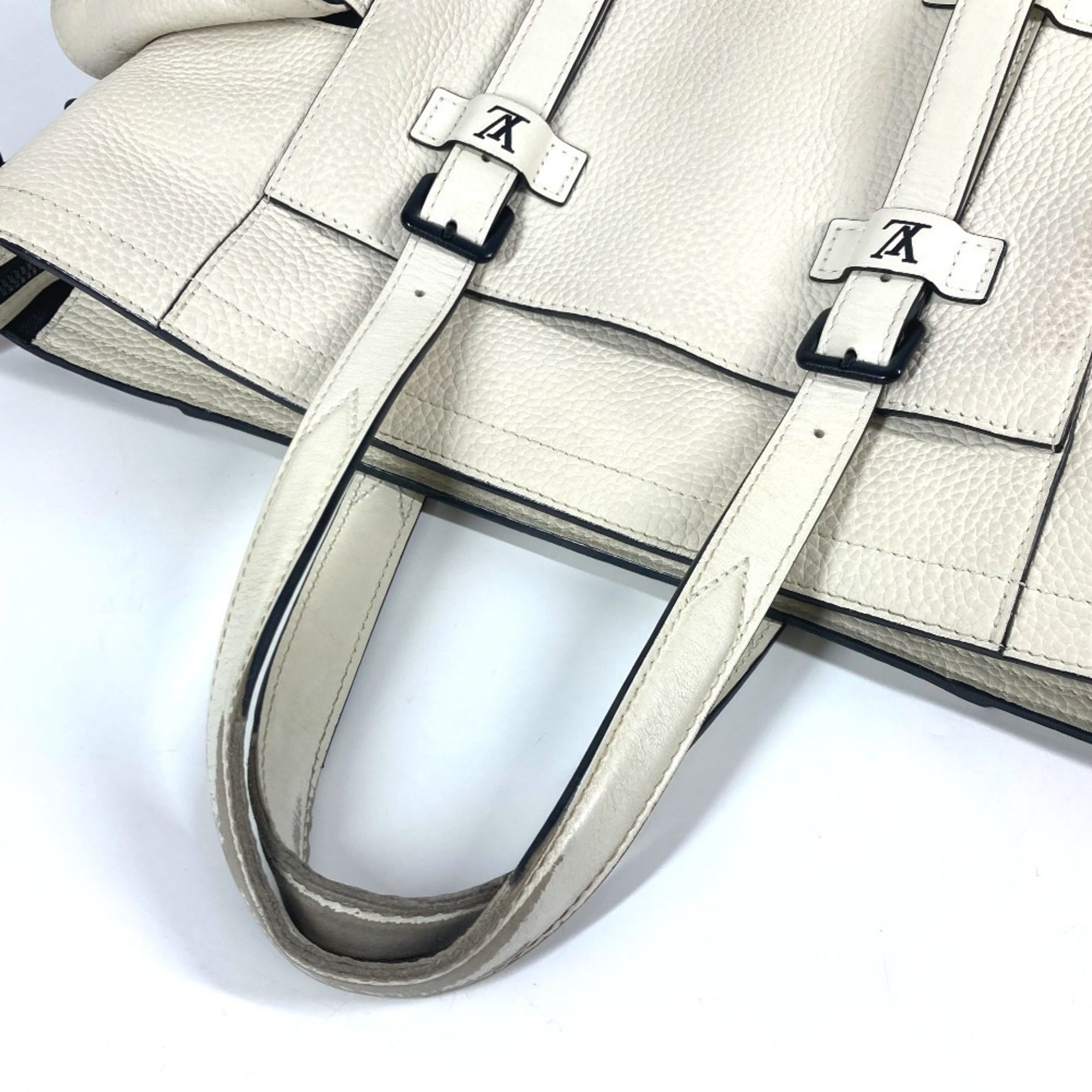 Louis Vuitton Blanc Galle Monogram White Monogram Shoulder Bag Tote Bag (Pre-Owned)