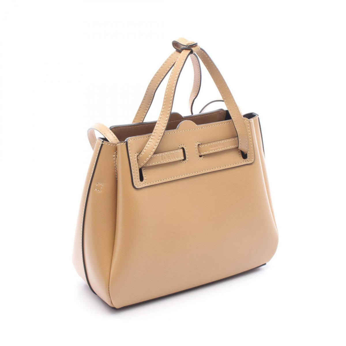 Loewe Beige Leather Handbag (Pre-Owned)