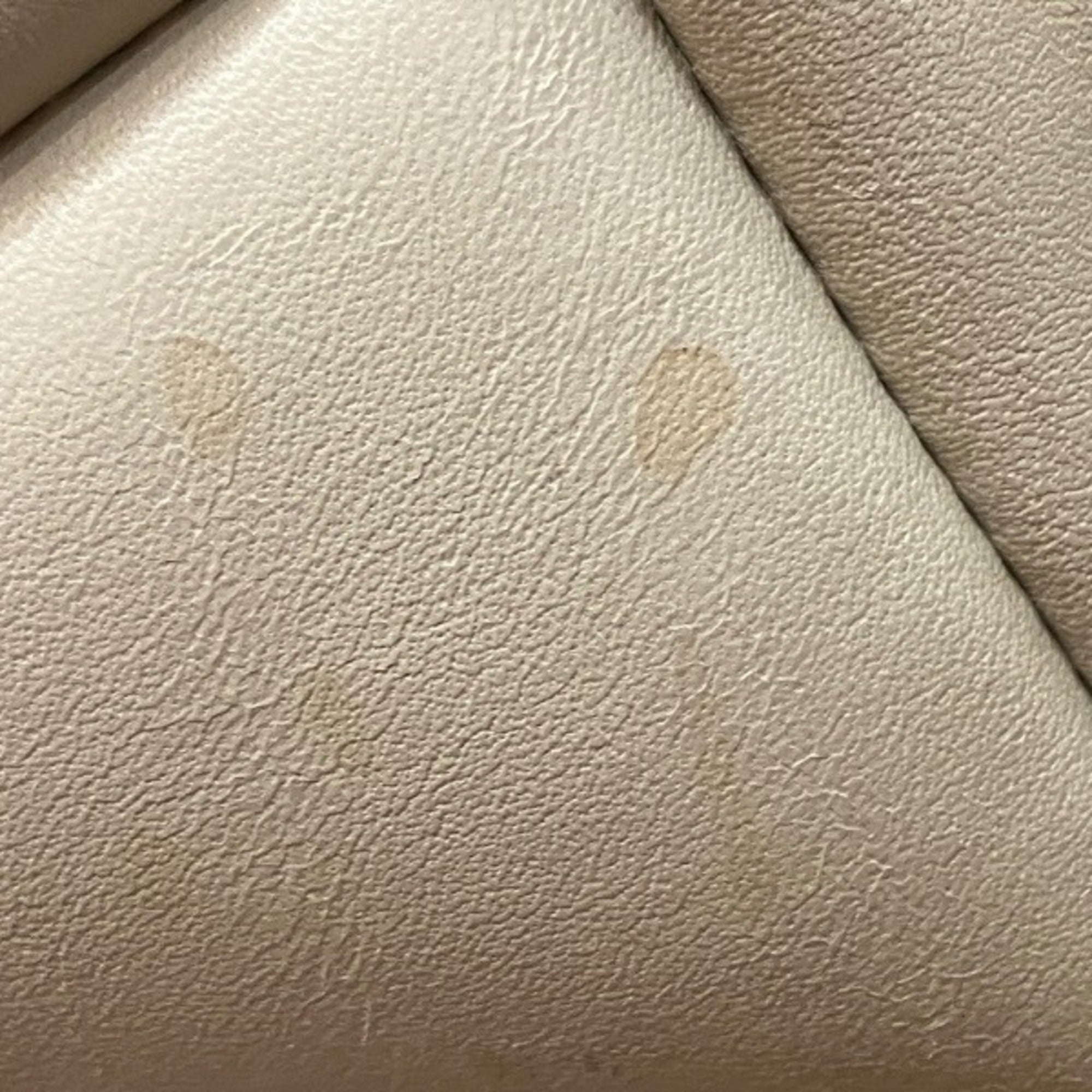 Gucci Beige White Canvas Leather Handbag Tote Bag (Pre-Owned)
