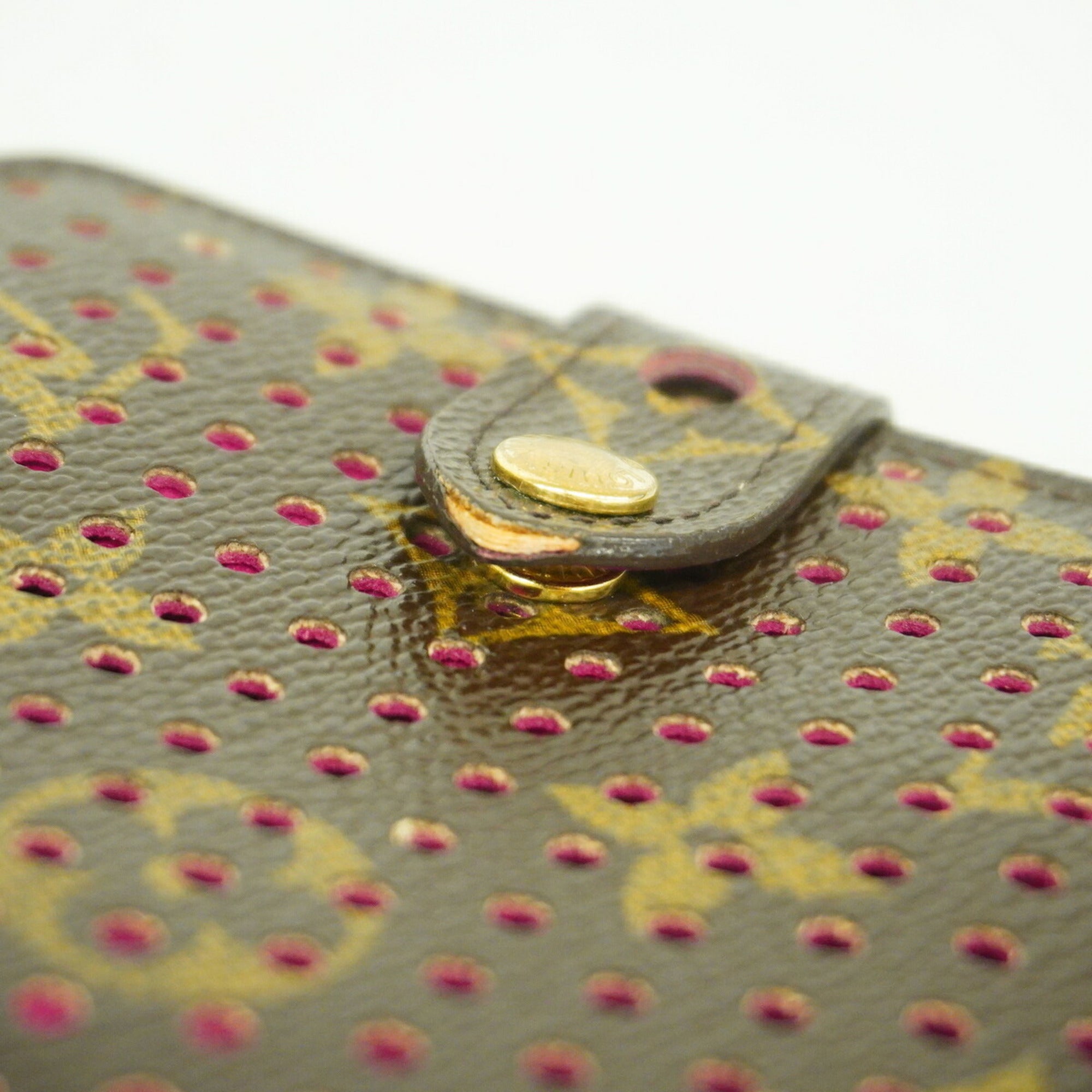 Louis Vuitton Brown Fuchsia Wallet (Bi-Fold) (Pre-Owned)