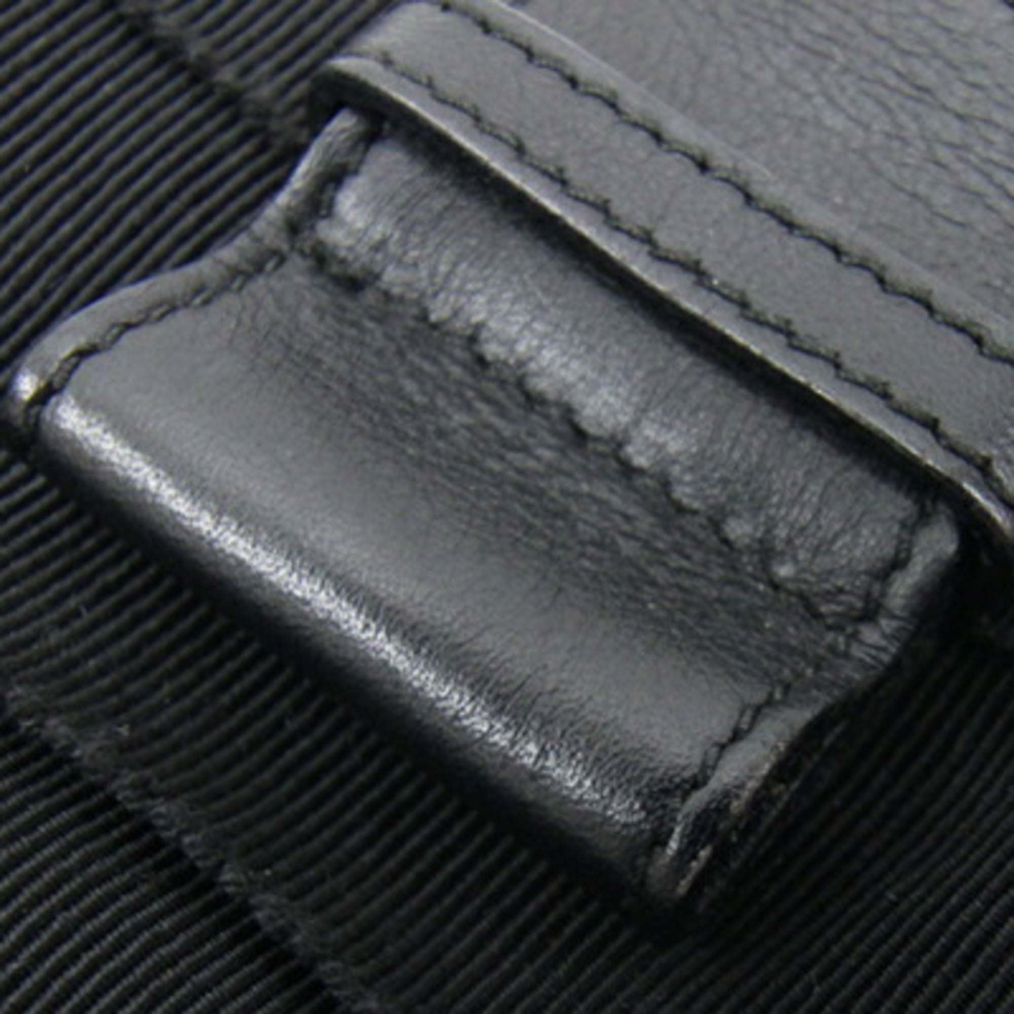 Salvatore Ferragamo Black Canvas Handbag (Pre-Owned)