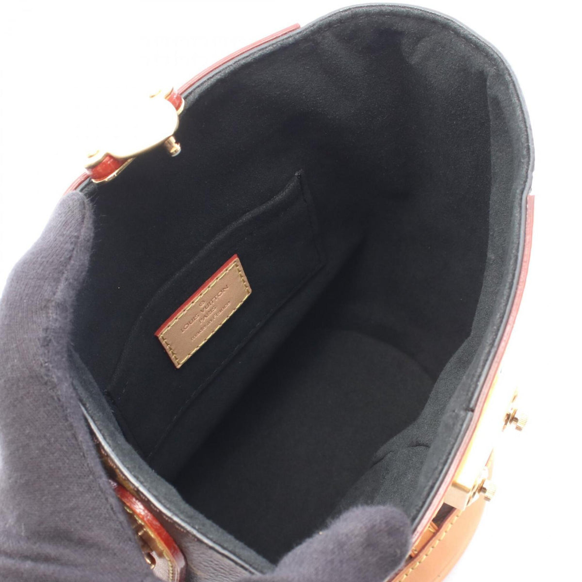 Louis Vuitton Brown Monogram Pvc Coated Canvas Leather Handbag (Pre-Owned)