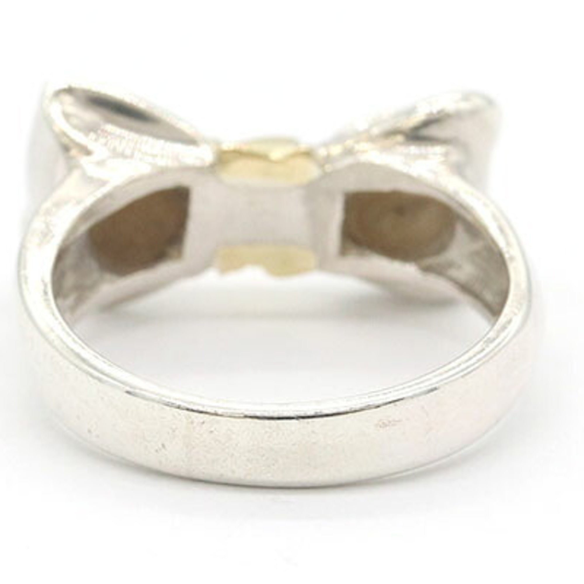 Tiffany Yellow Sterling Silver 925 Pinky Ring (Pre-Owned)