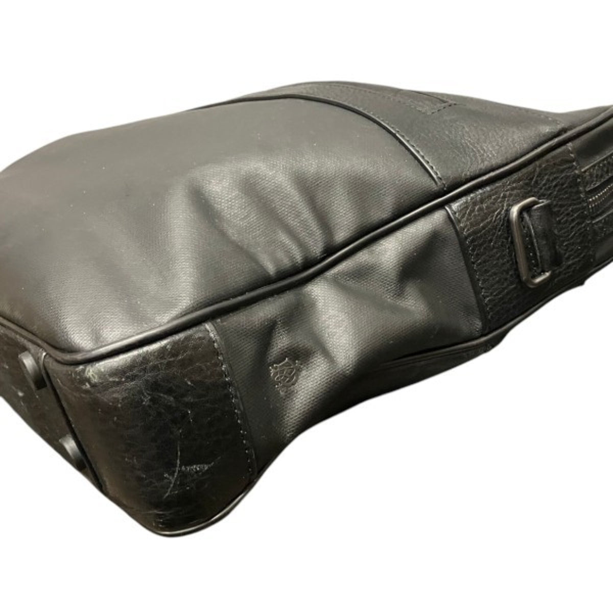 Dunhill Black Pvc Leather Briefcase Handbag (Pre-Owned)