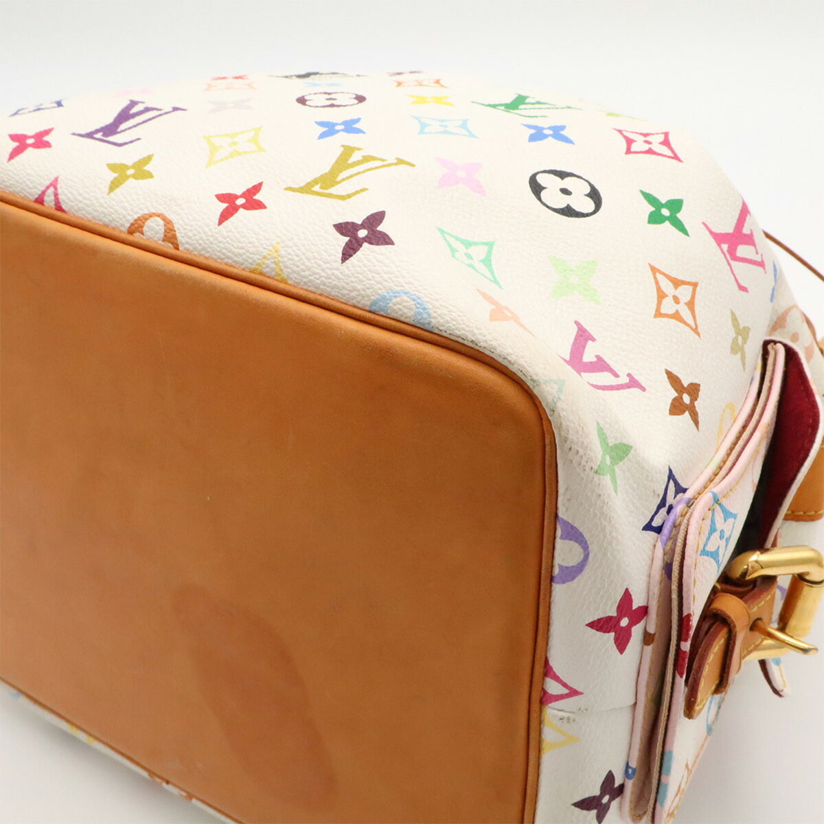 Louis Vuitton Blanc Monogram Multi-Color White Monogram Multicolore Shoulder Bag (Pre-Owned)