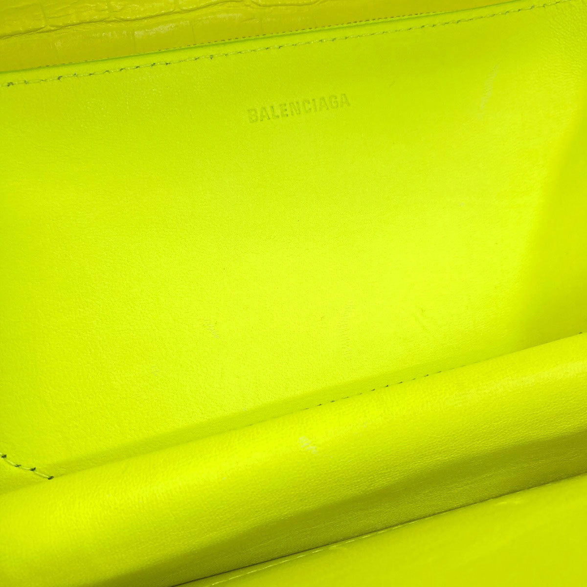 Balenciaga Yellow Leather Shoulder Bag (Pre-Owned)
