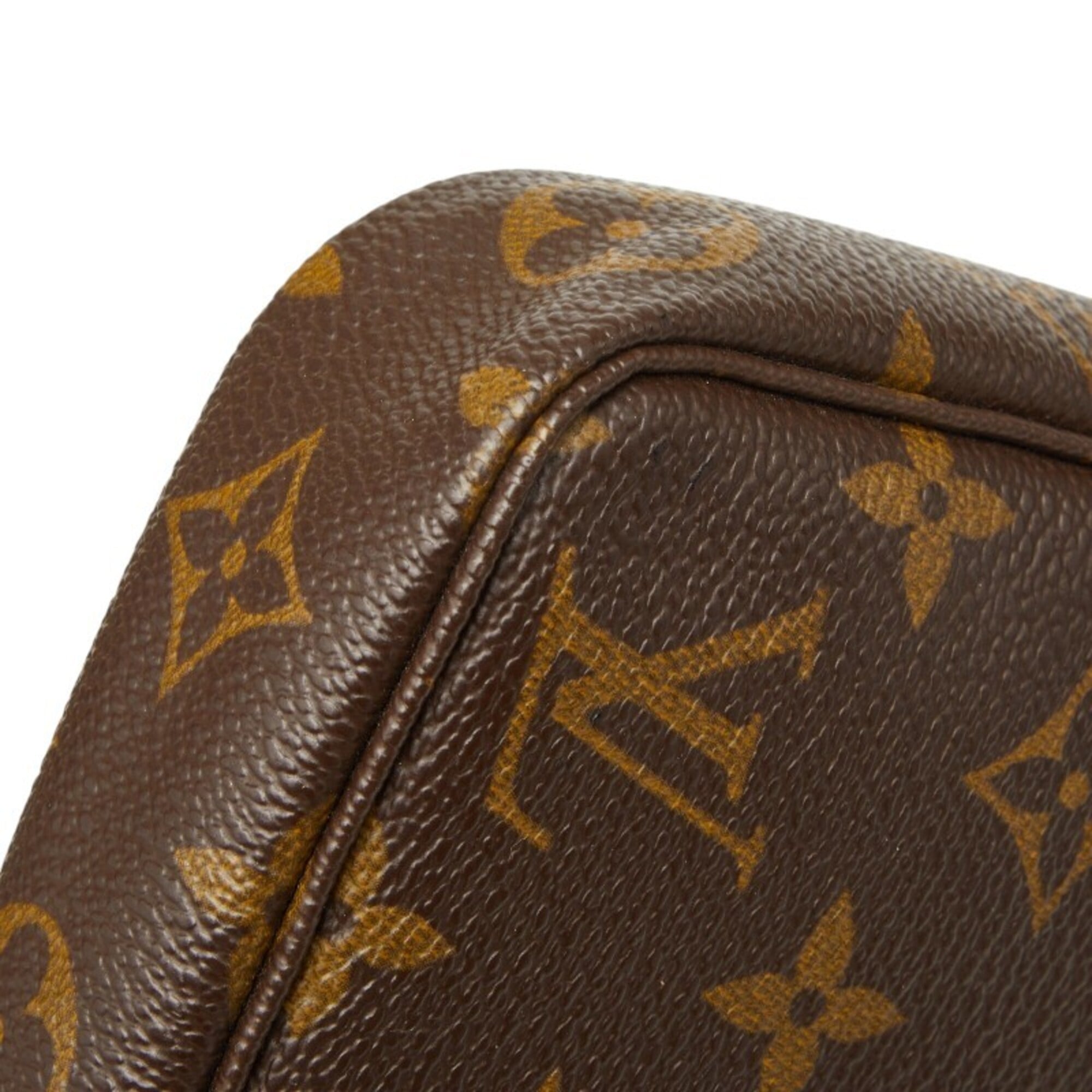 Louis Vuitton Brown Pvc Leather Handbag Pochette Shoulder Bag (Pre-Owned)