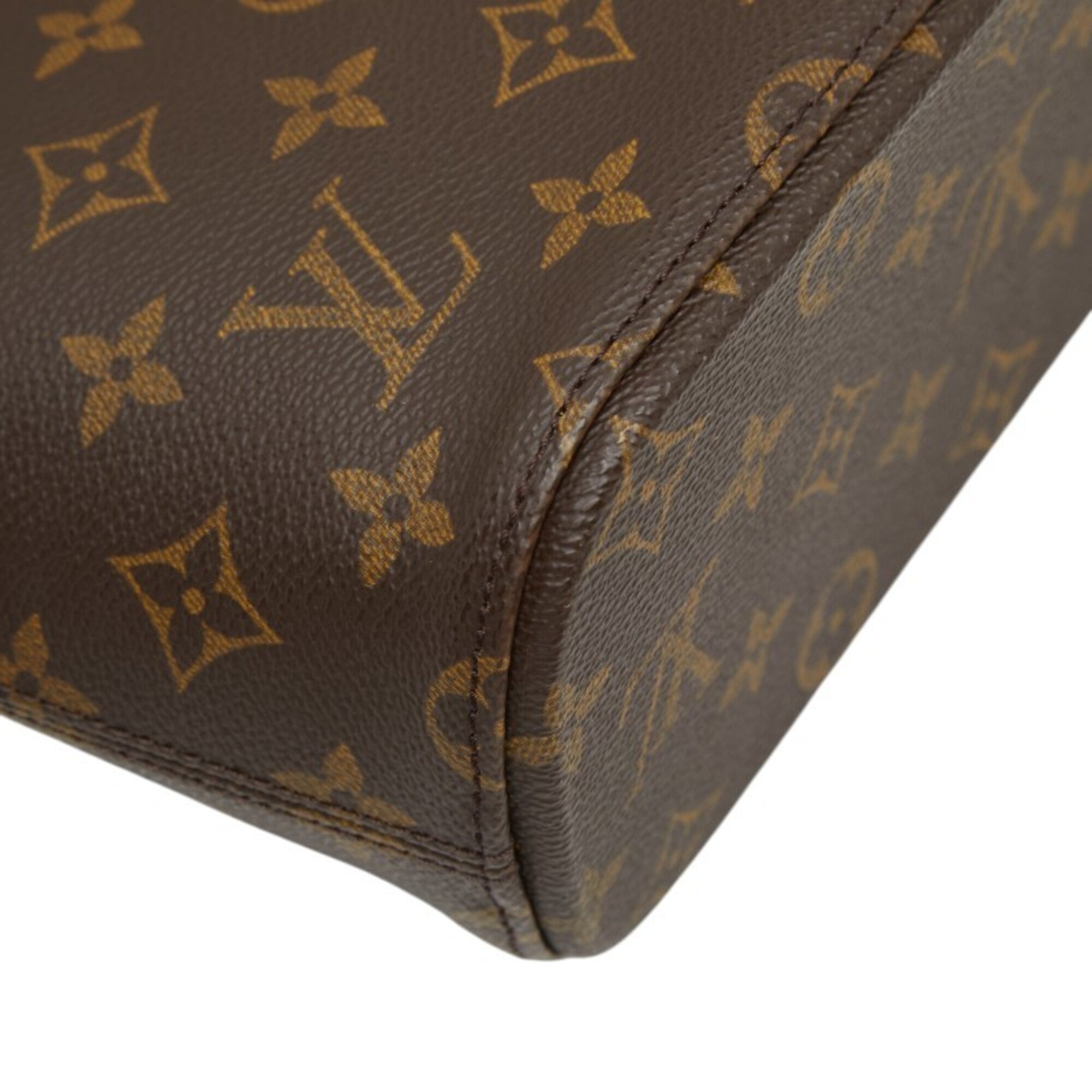 Louis Vuitton Brown Pvc Leather Tote Bag (Pre-Owned)