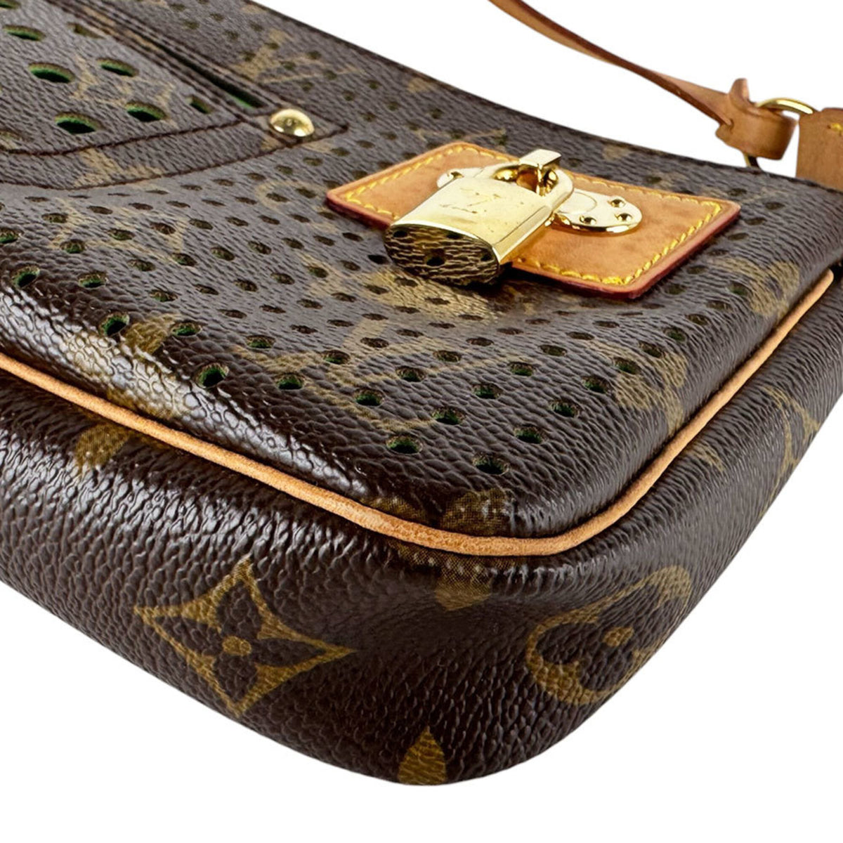 Louis Vuitton Monogram Vert Monogram Handbag Pochette (Pre-Owned)