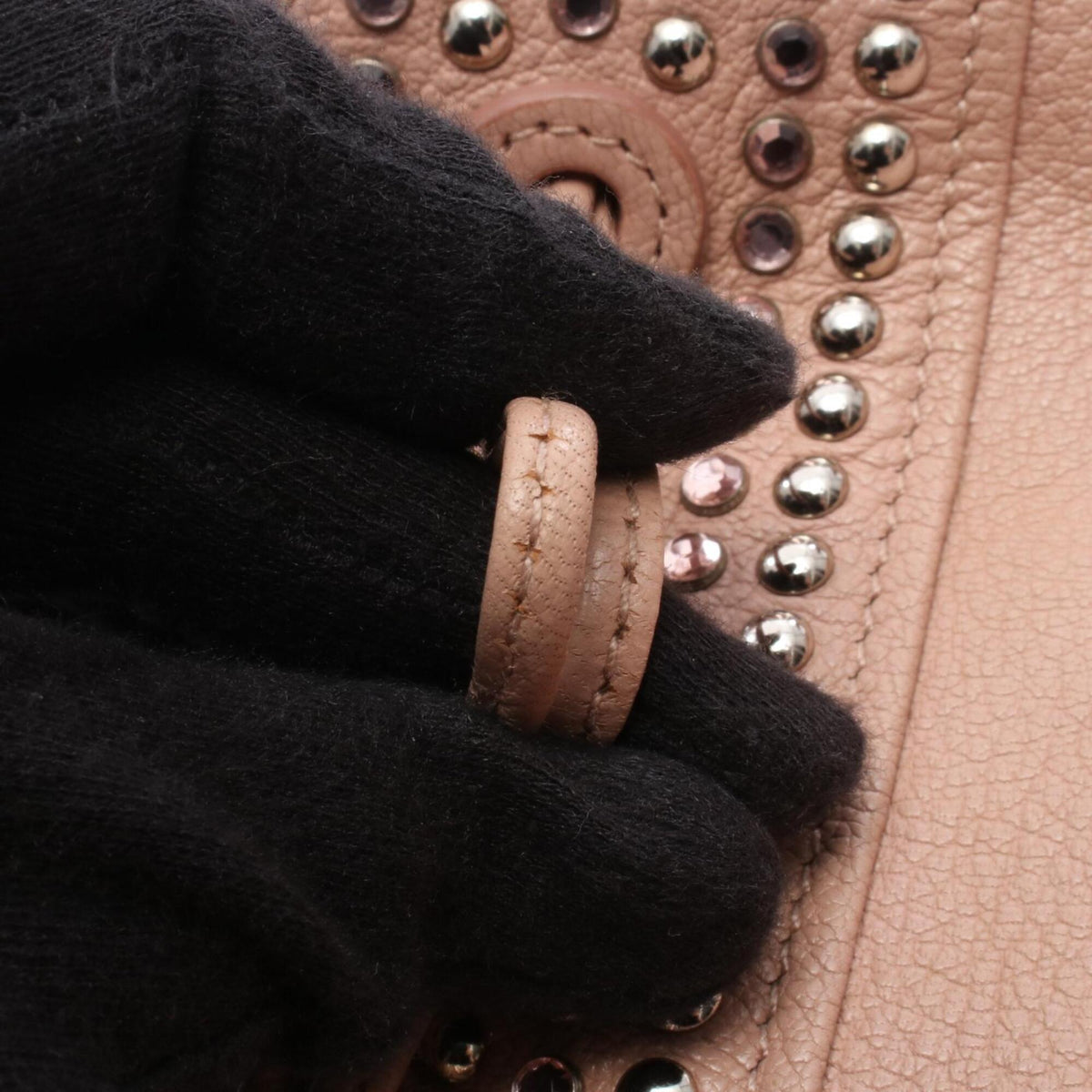 Miu Miu Pink Leather Handbag Shoulder Bag (Pre-Owned)