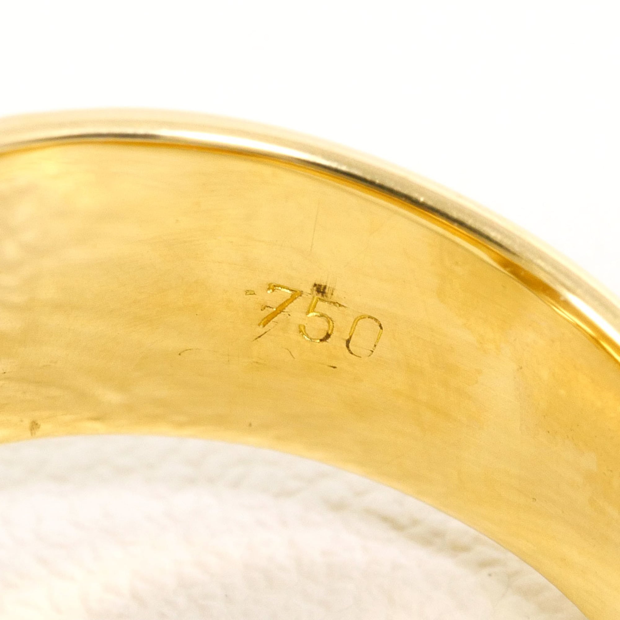 Unbranded White Gold Yellow Gold Yellow Gold (18K) White Gold (18K) Band Ring (Pre-Owned)