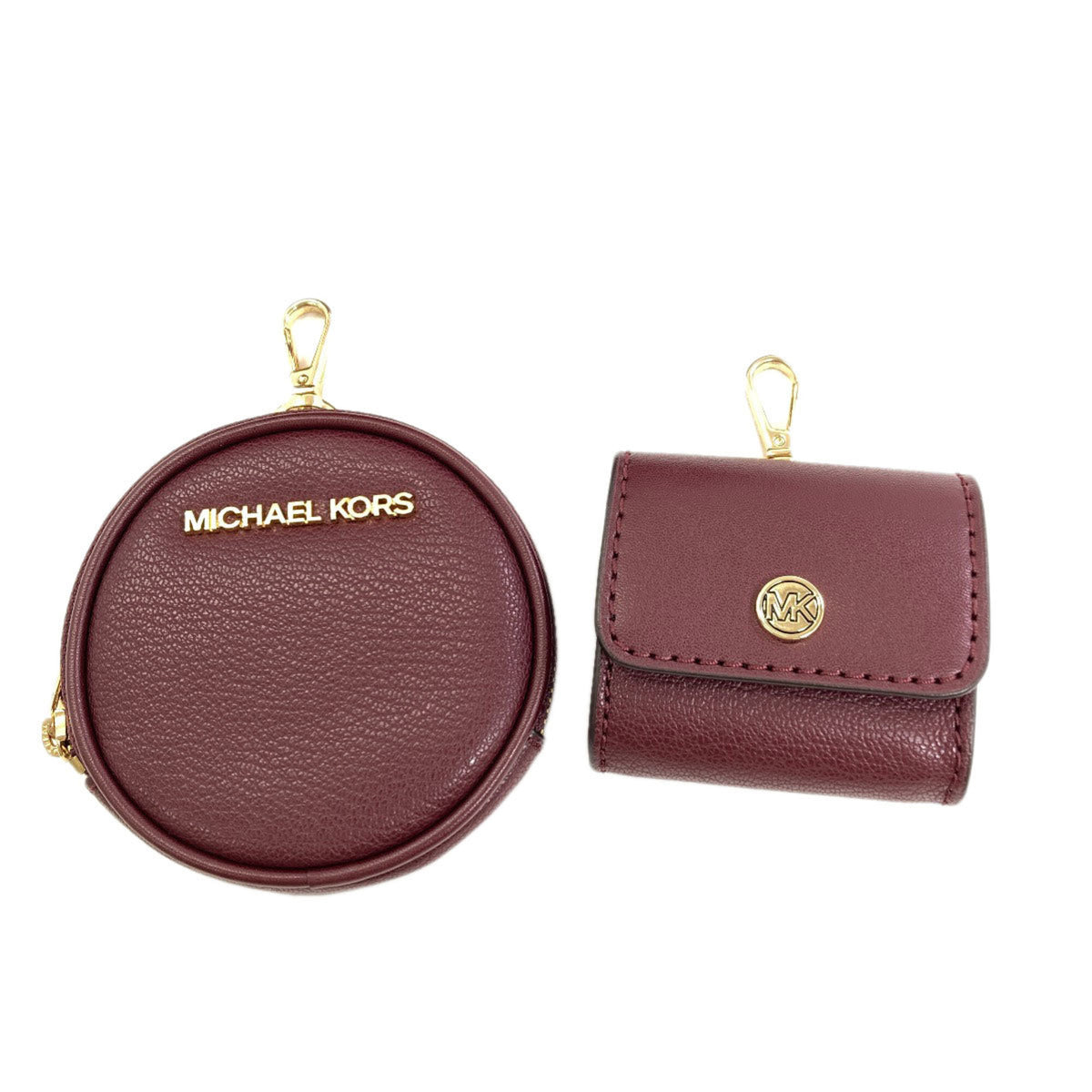 Michael Kors Bordeaux Leather Shoulder Bag (Pre-Owned)