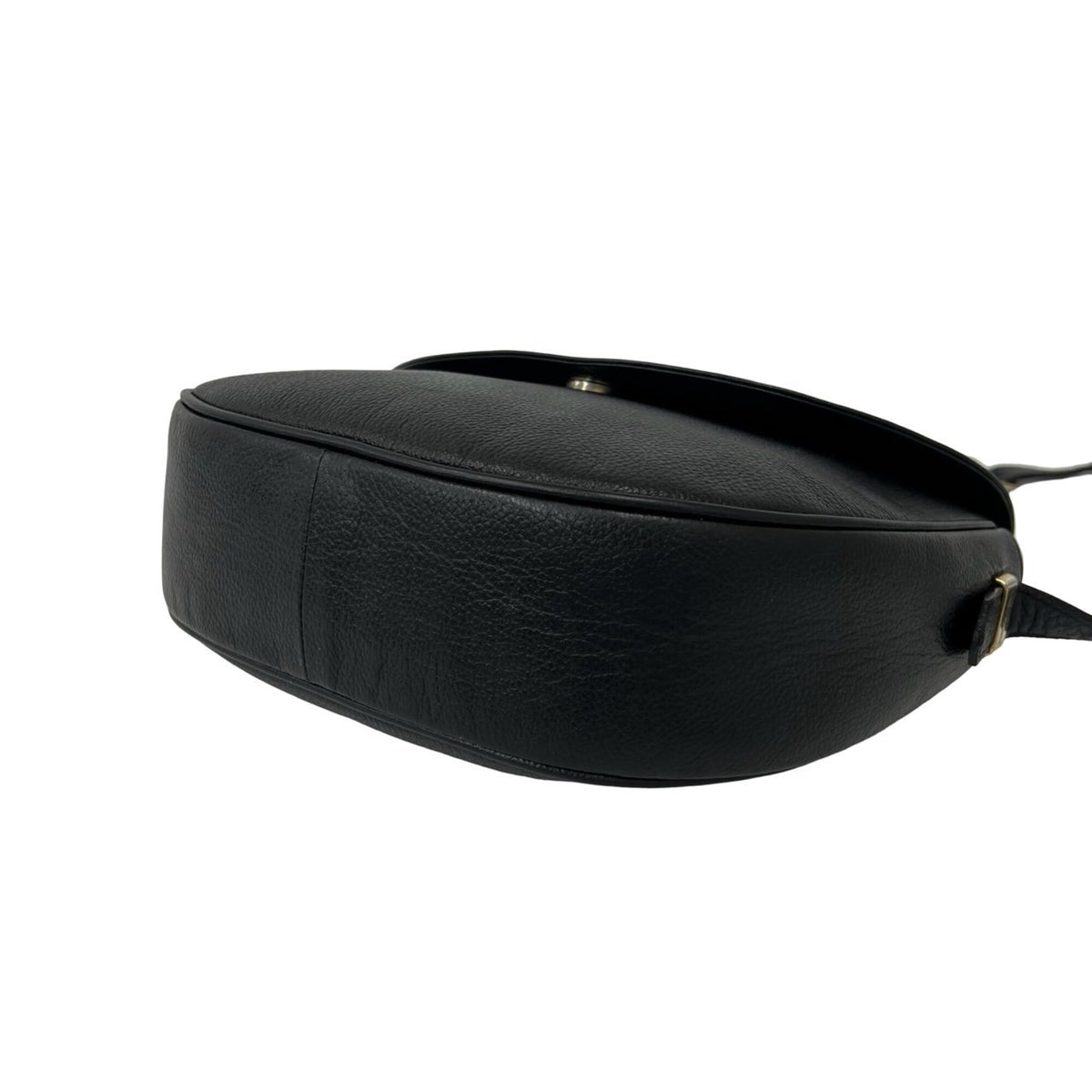 Yves Saint Laurent Black Leather Pochette Shoulder Bag (Pre-Owned)