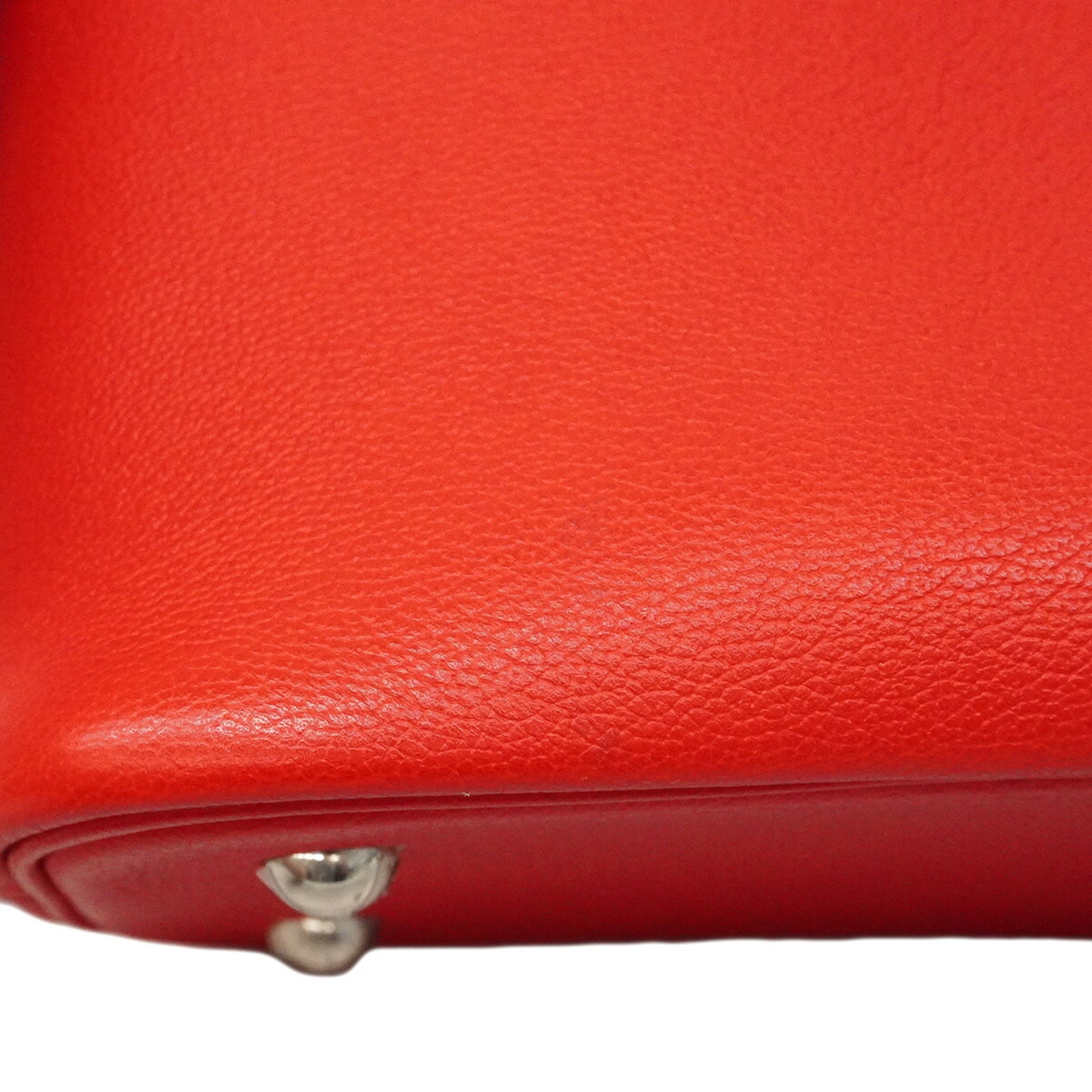 Hermes Rouge Vif Handbag (Pre-Owned)