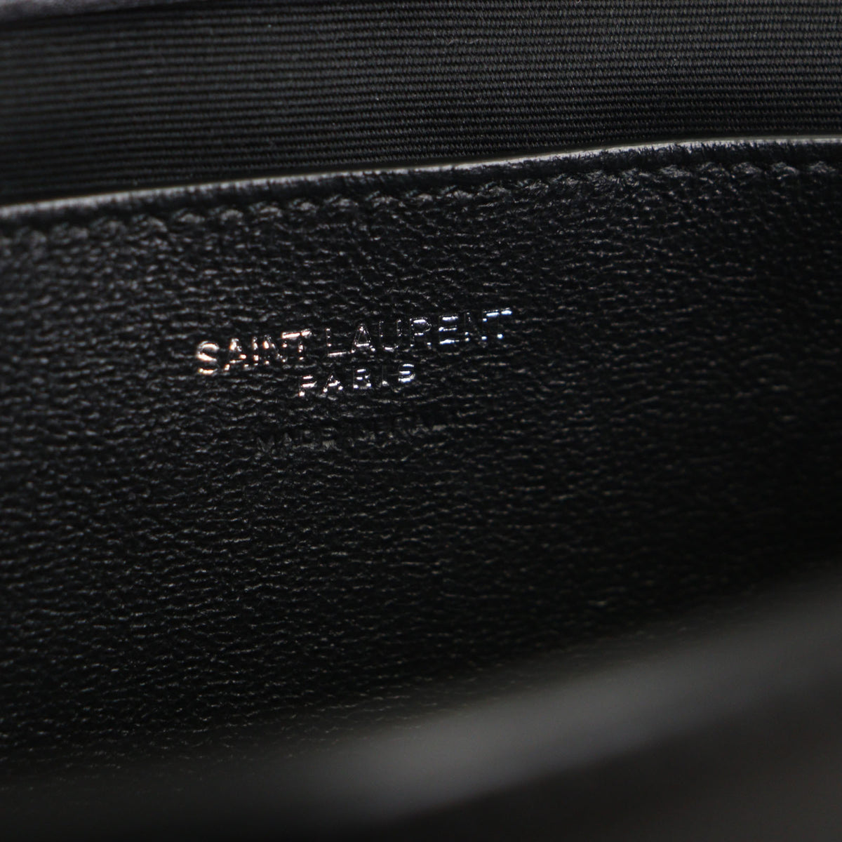 Saint Laurent Black Leather Shoulder Bag (Pre-Owned)