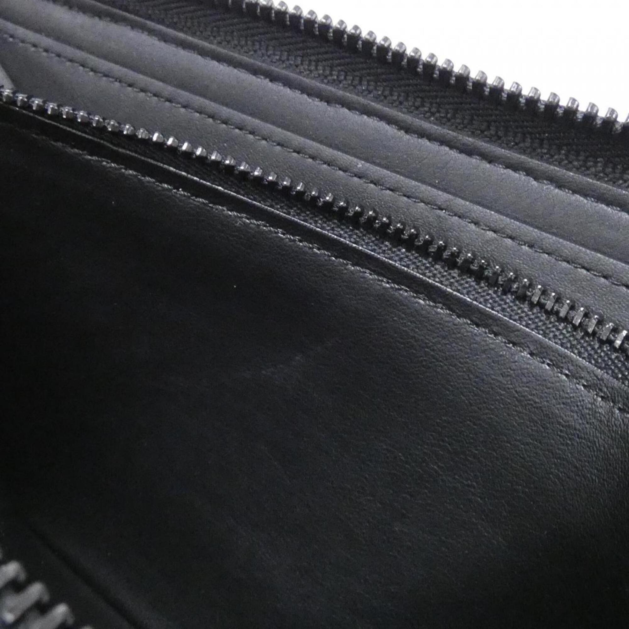 Louis Vuitton Black Monogram Monogram Leather Long Wallet (Bi-Fold) (Pre-Owned)
