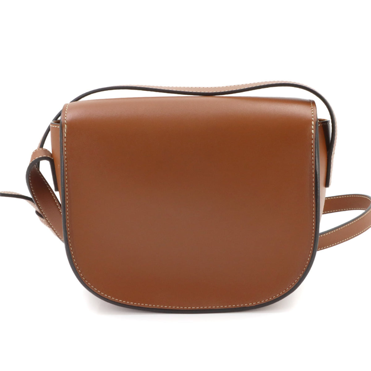 Celine Brown Leather Handbag Shoulder Bag (Pre-Owned)