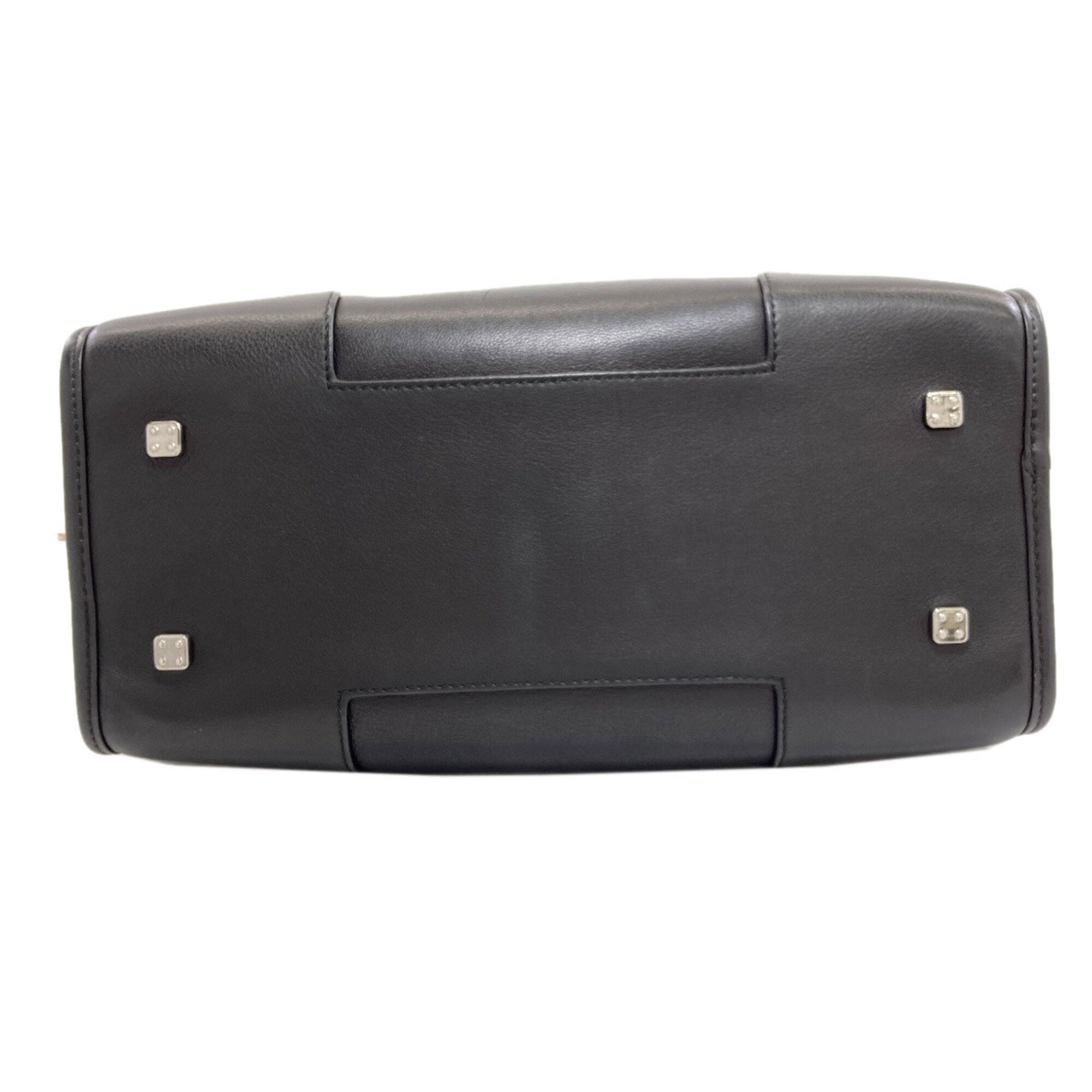 Loewe Amazona Black Leather Handbag (Pre-Owned)