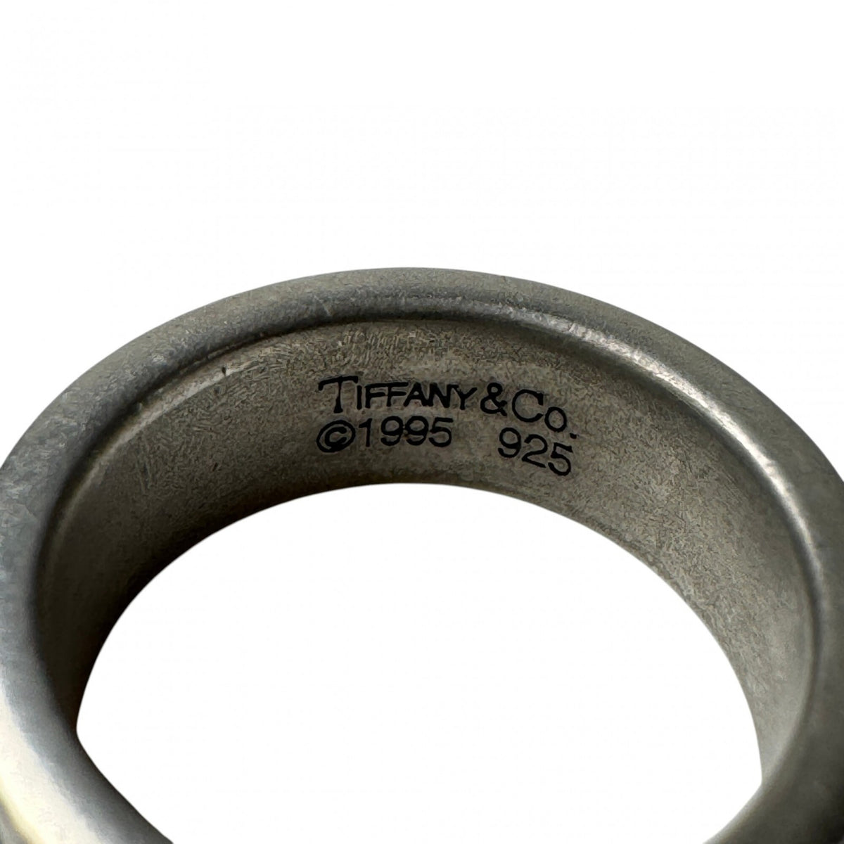 Tiffany Silver Silver 925 Band Ring (Pre-Owned)