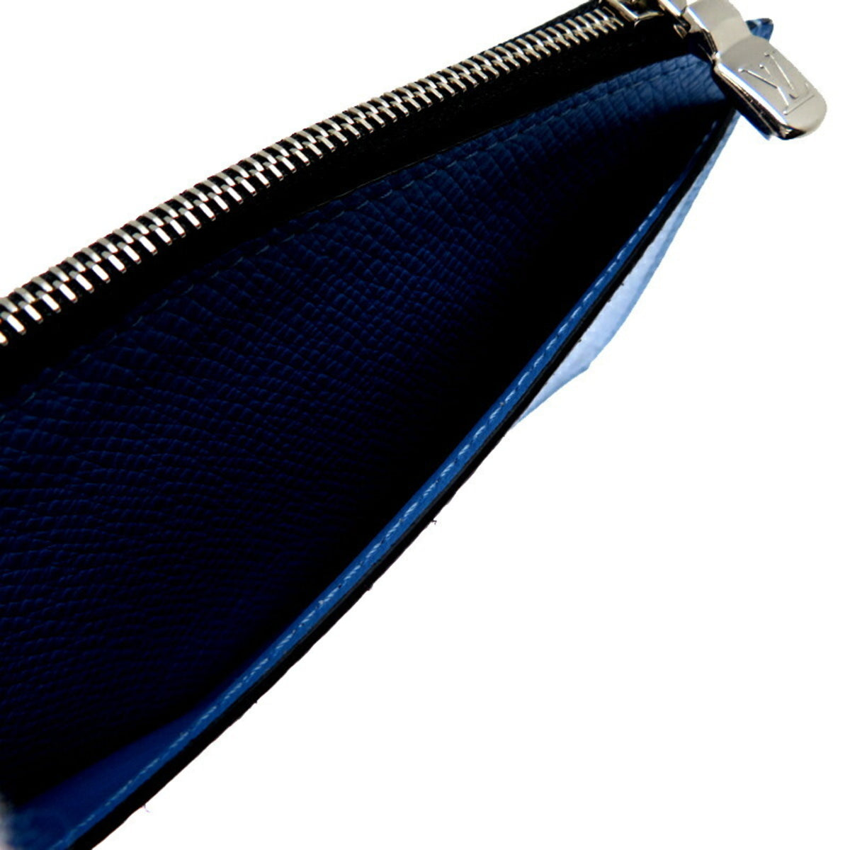 Louis Vuitton Blue Taigarama Card Wallet (Pre-Owned)
